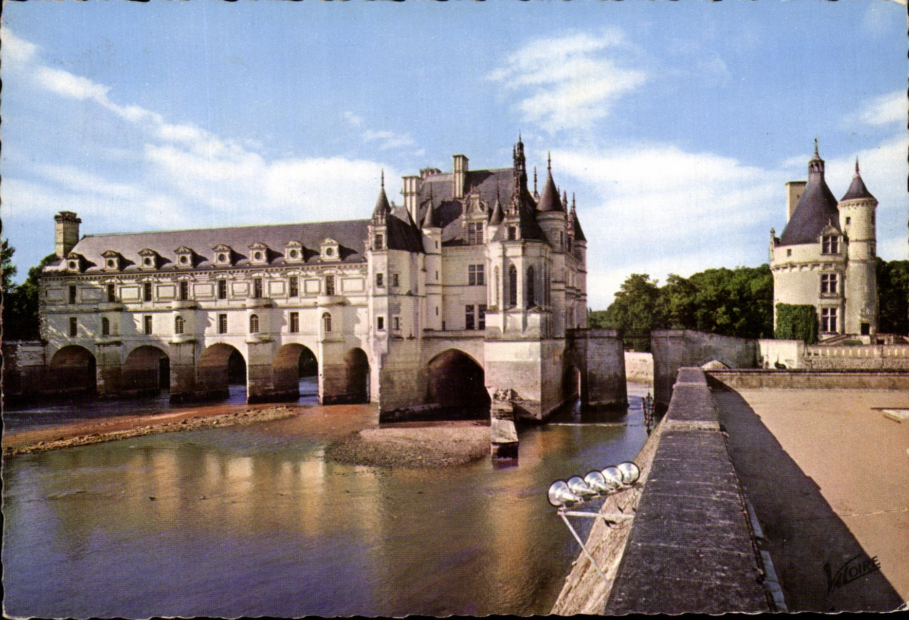 Maravillas de CPSM del valle Chenonceaux de Loire el castillo