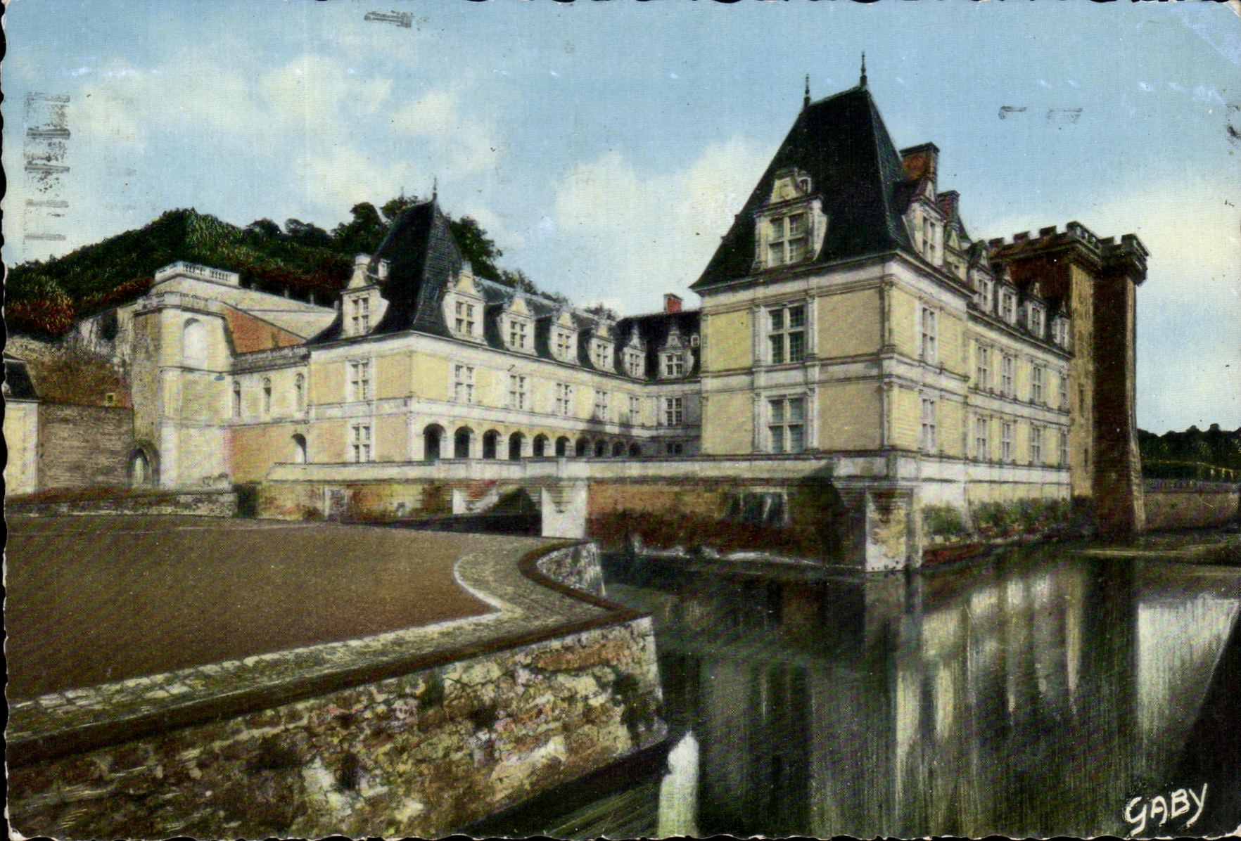 CPSM Villandry Le Chateau Facade Nord