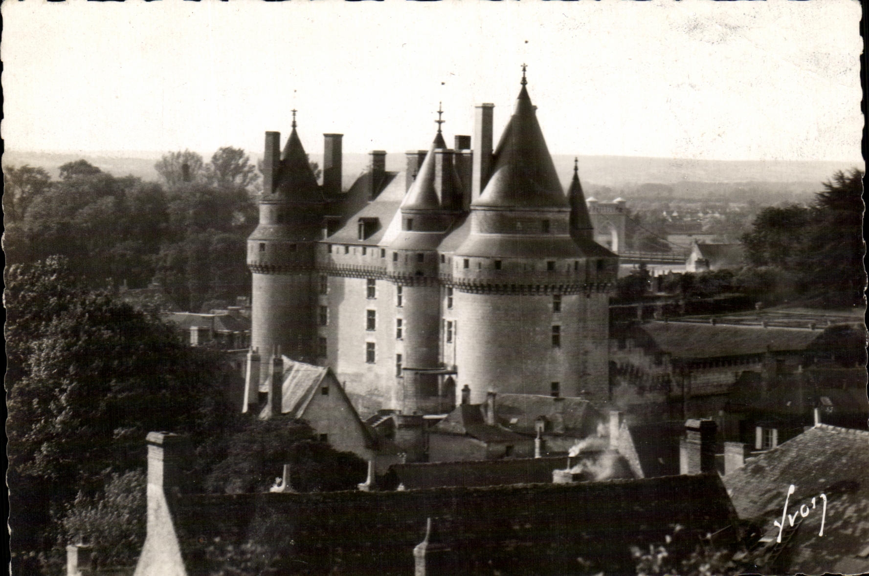 Ataque frontal norteno de CPSM Langeais del castillo
