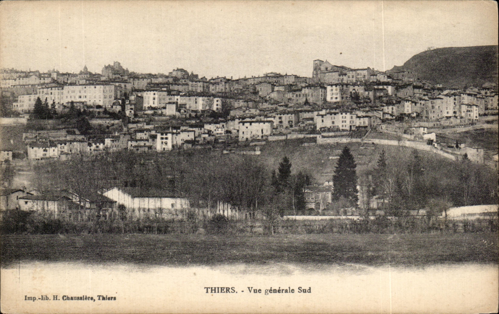 CPA Thiers Vue Generale Sud