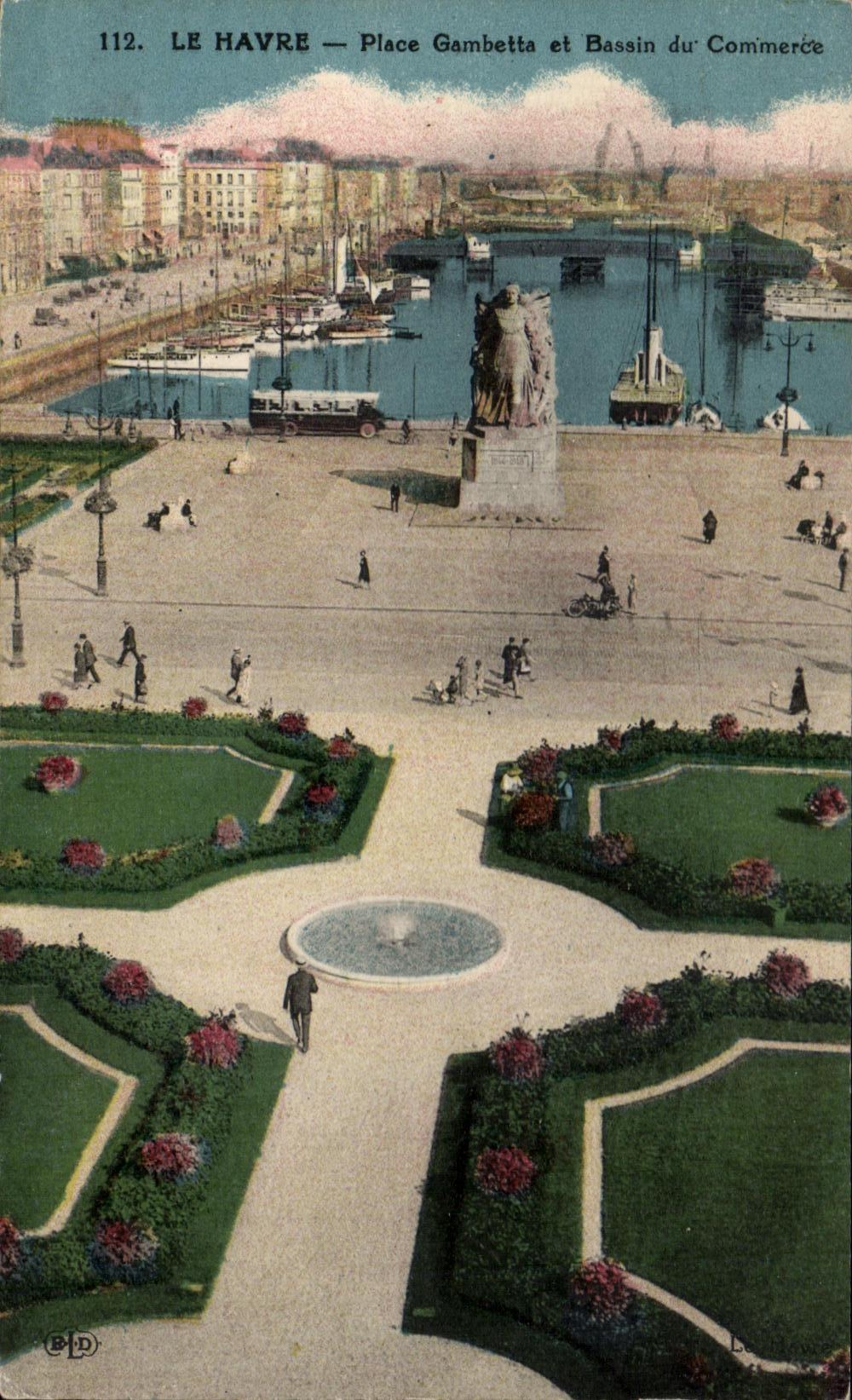CPA Le Havre pone el anuncio publicitario de Gambetta y de Bassin