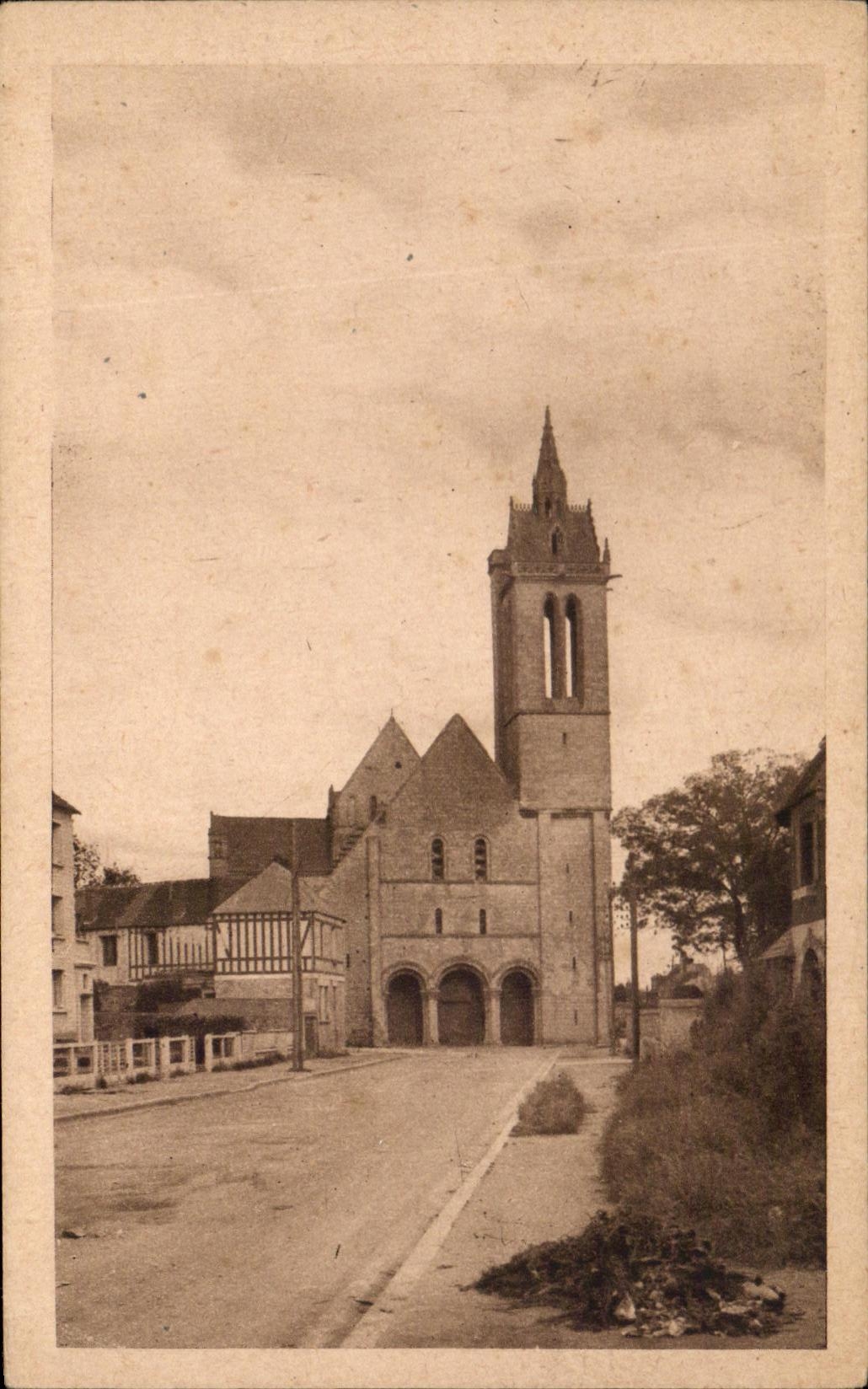 CPA Caen the Old Saint Nicolas