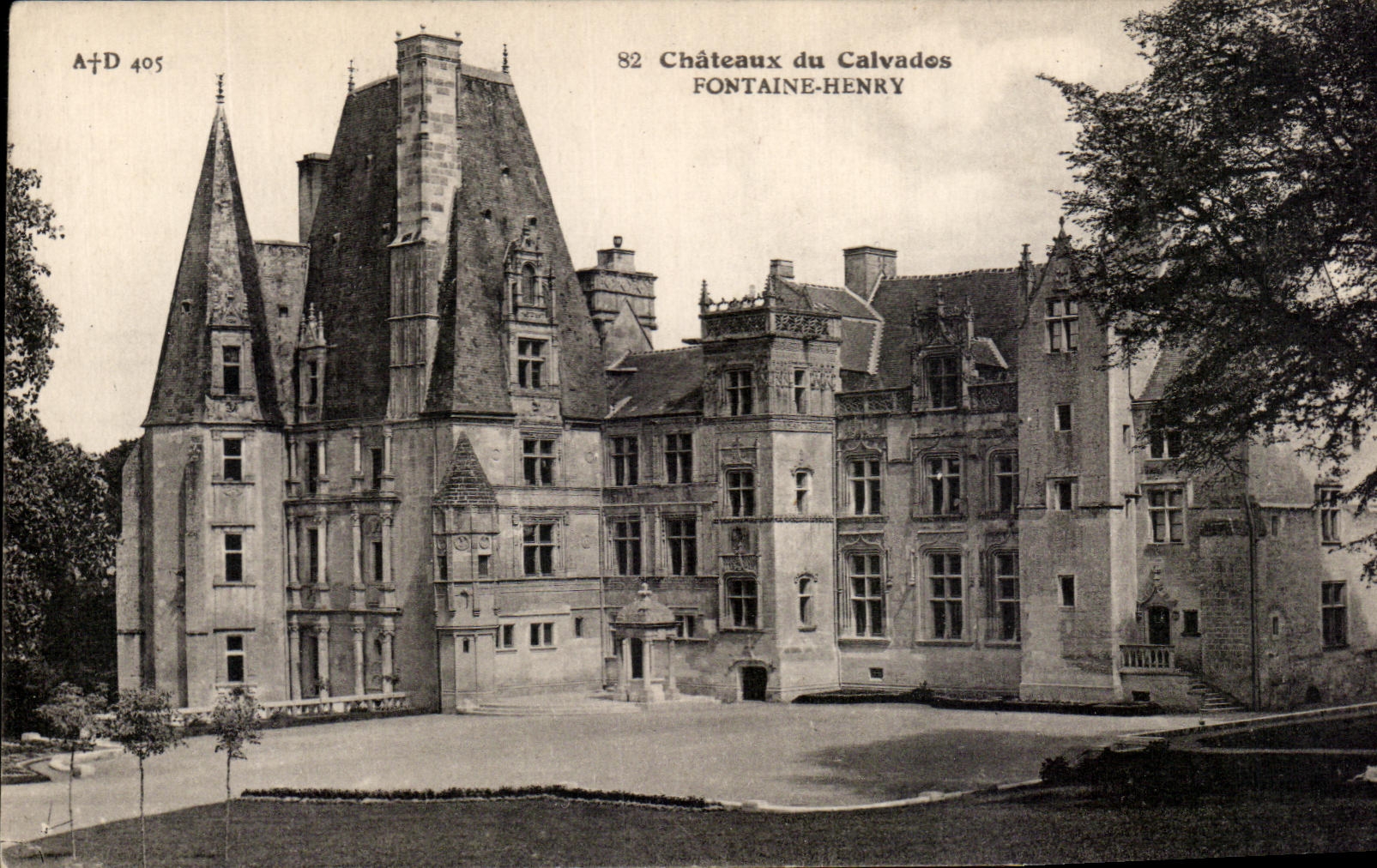 CPA Castles of the Apple-brandy Henry Fountain