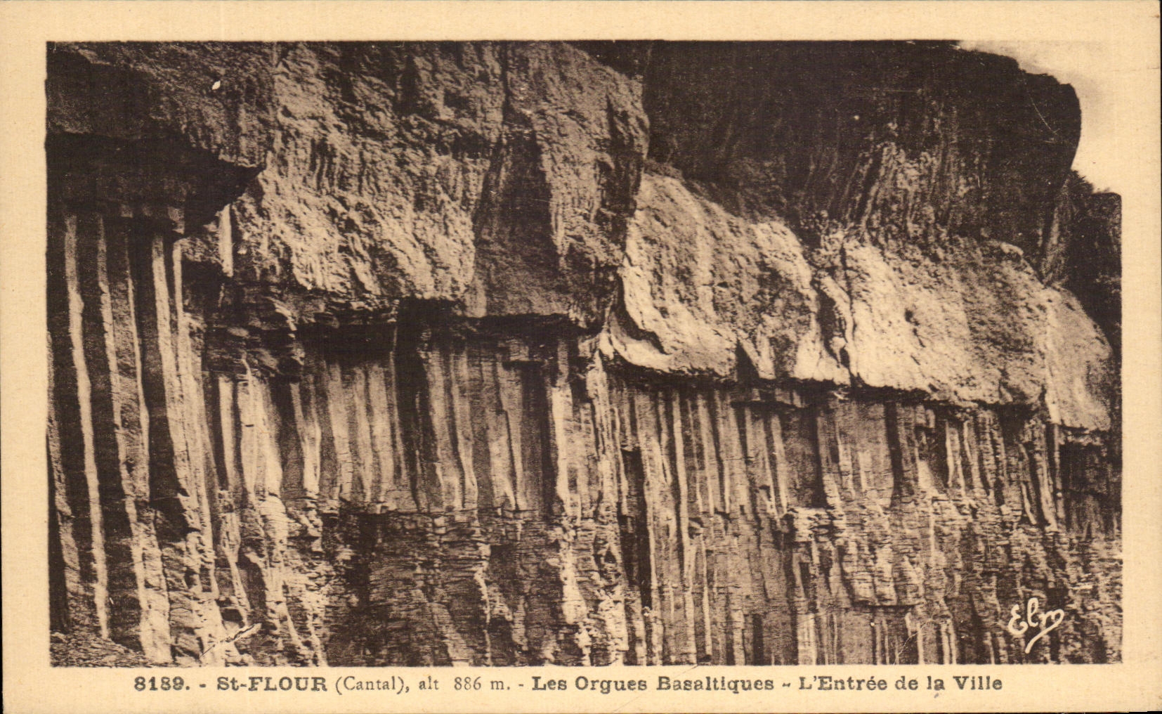 CPA St Flour Basaltic Organ Entrance of the City