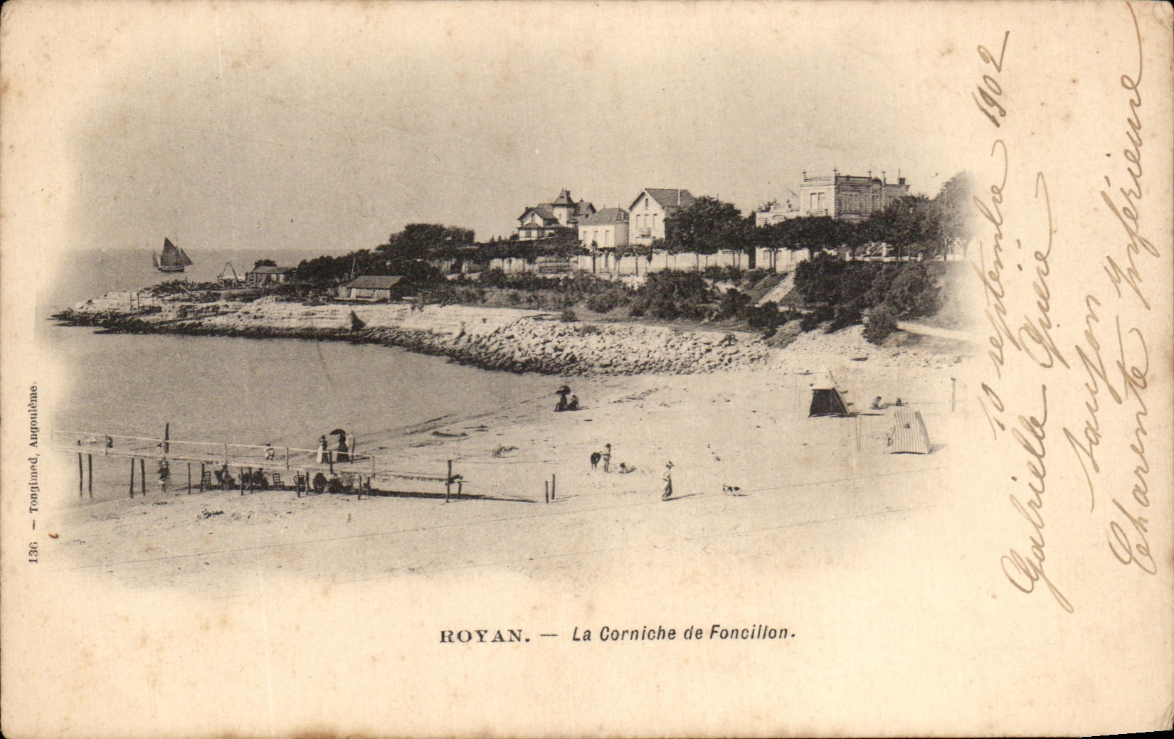 CPA Royan Le Corniche de Foncillon