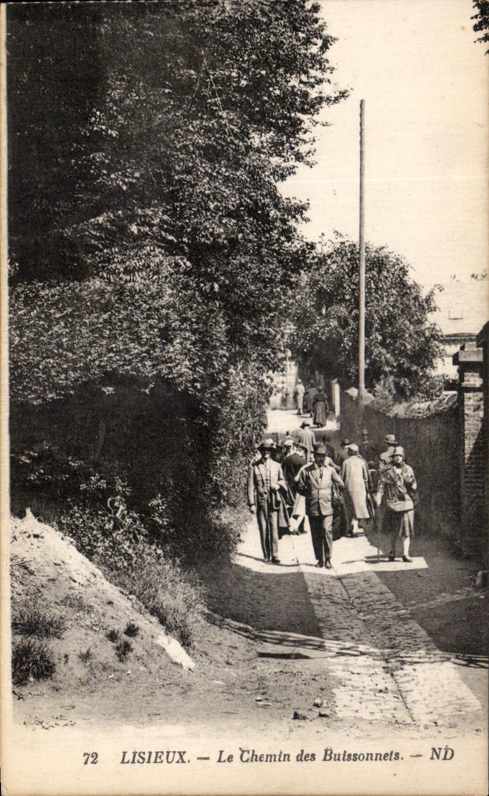 CPA Lisieux Le Chemin des Buissonnets