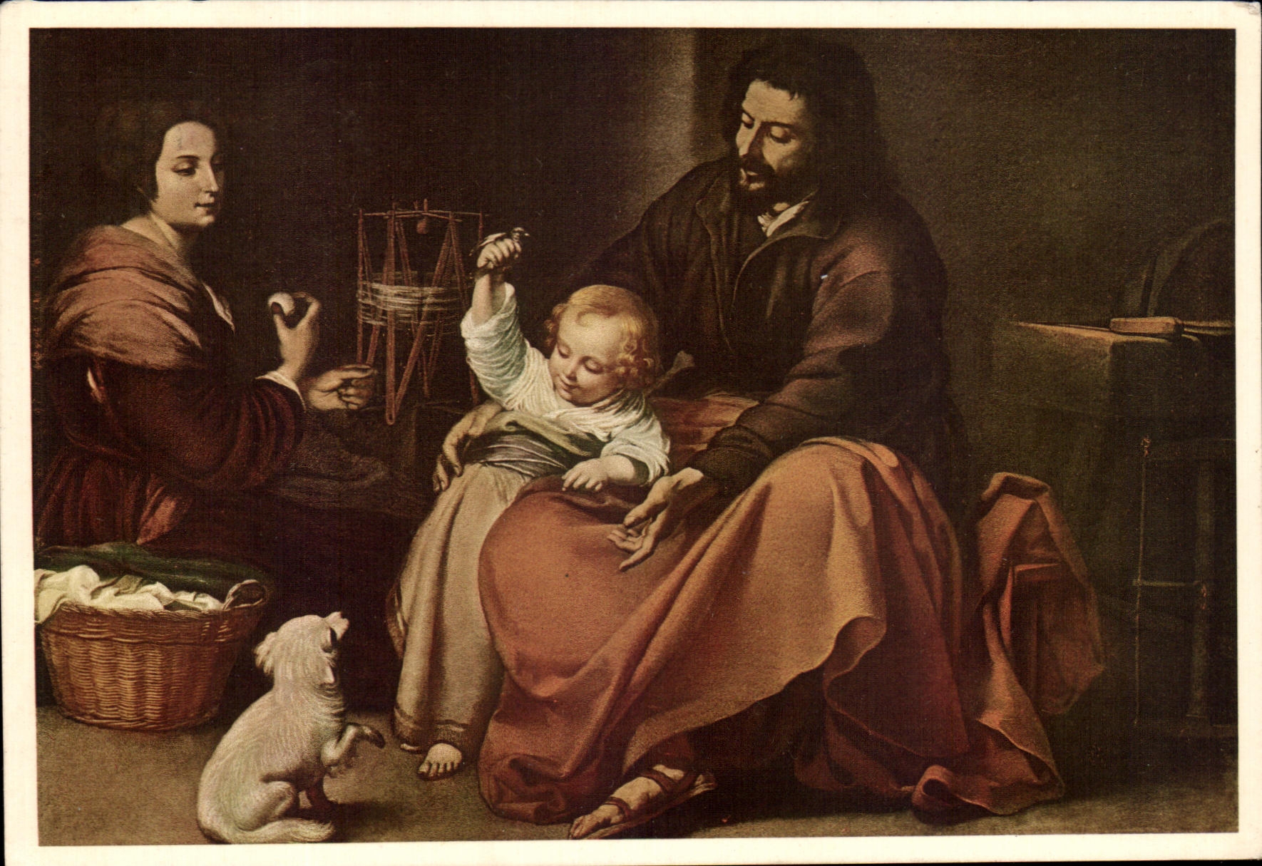 CPA Crowned It Famiglia del Pajarto Galleria del Prado Madrid