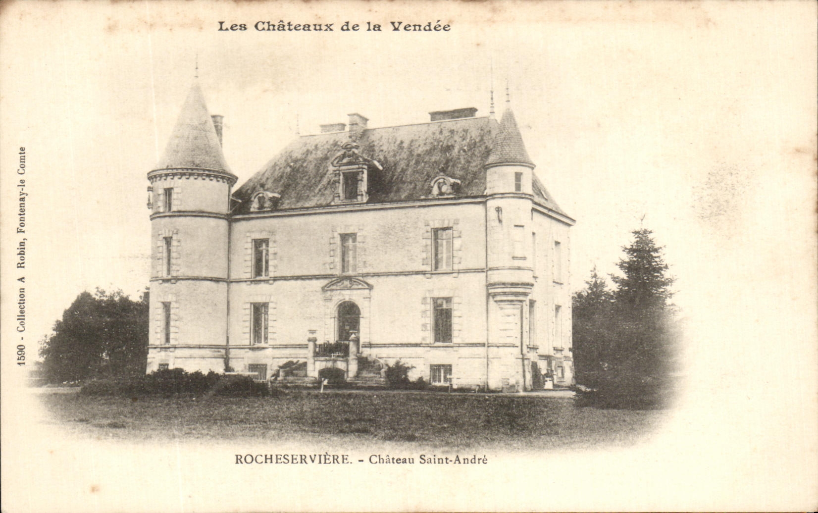 CPA Les Chateaux De La Vendee Rocheserviere Chateau Sainte Andre
