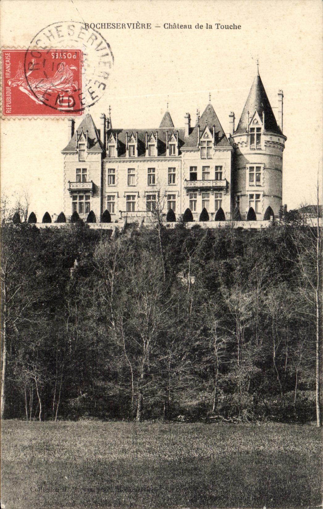 CPA Rocheserviere Chateau De La Touche