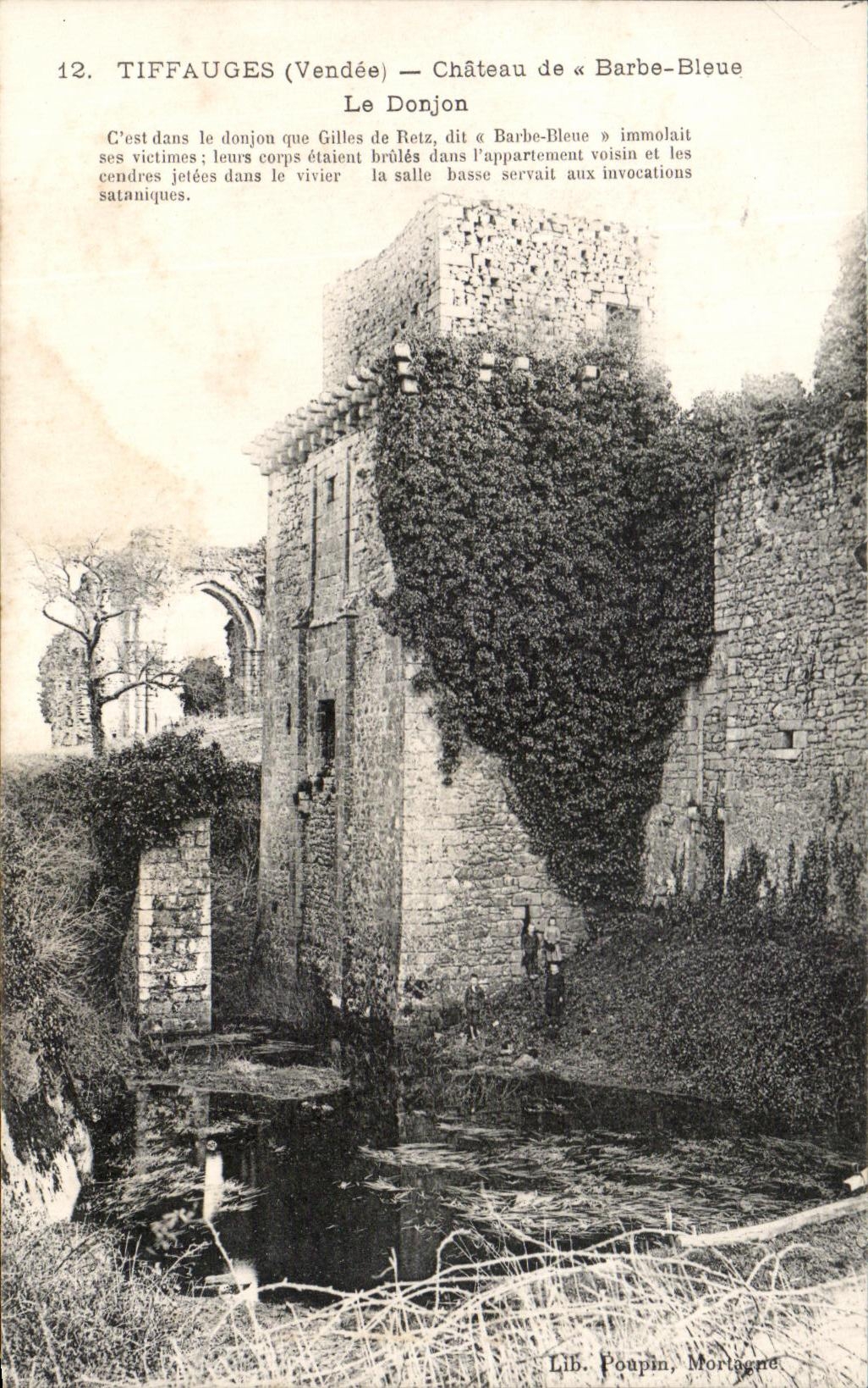 CPA Tiffauges Chateau De Barbe Bleue Le Donjon