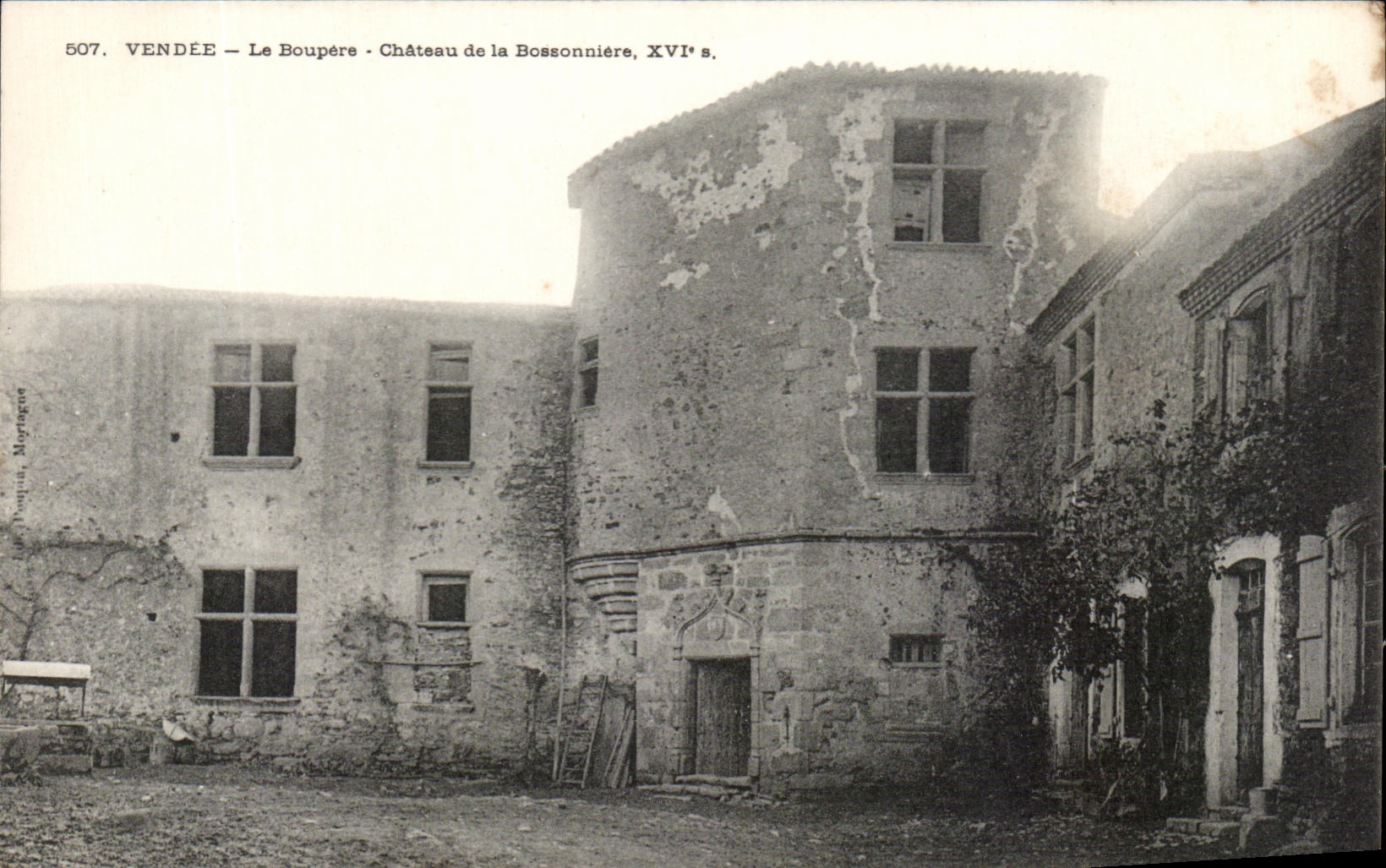 CPA Vendee Le Boupere Chateau De La Borsonniere