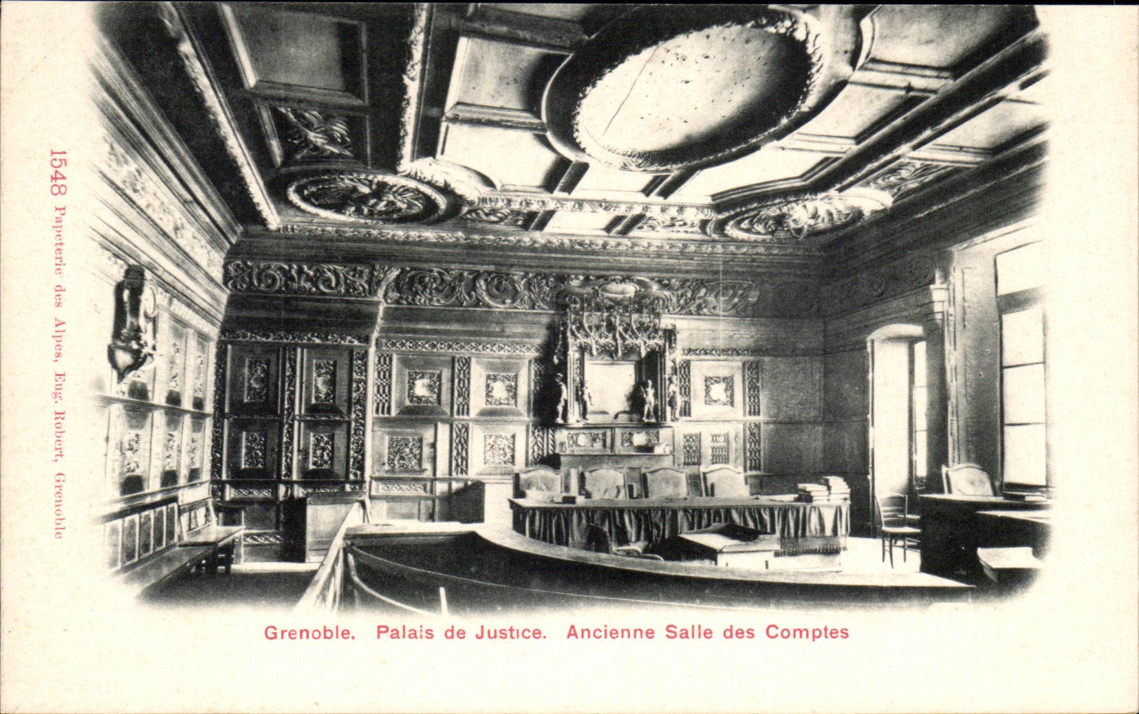 CPA Grenoble Palais de Justice Ancienne Salle des Comptes