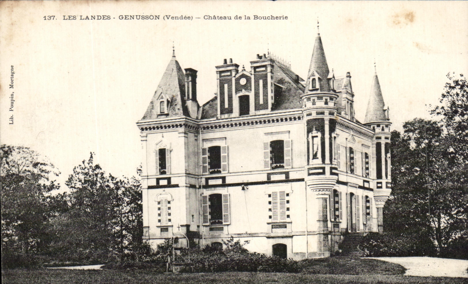 CPA Les Landes Genusson Chateau de la Boucherie
