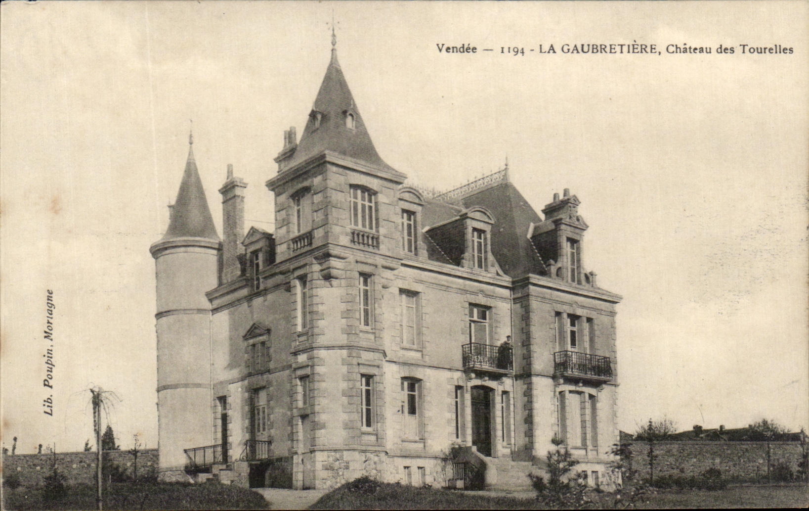 CPA Vendee la Gaubretiere Chateau des Tourelles