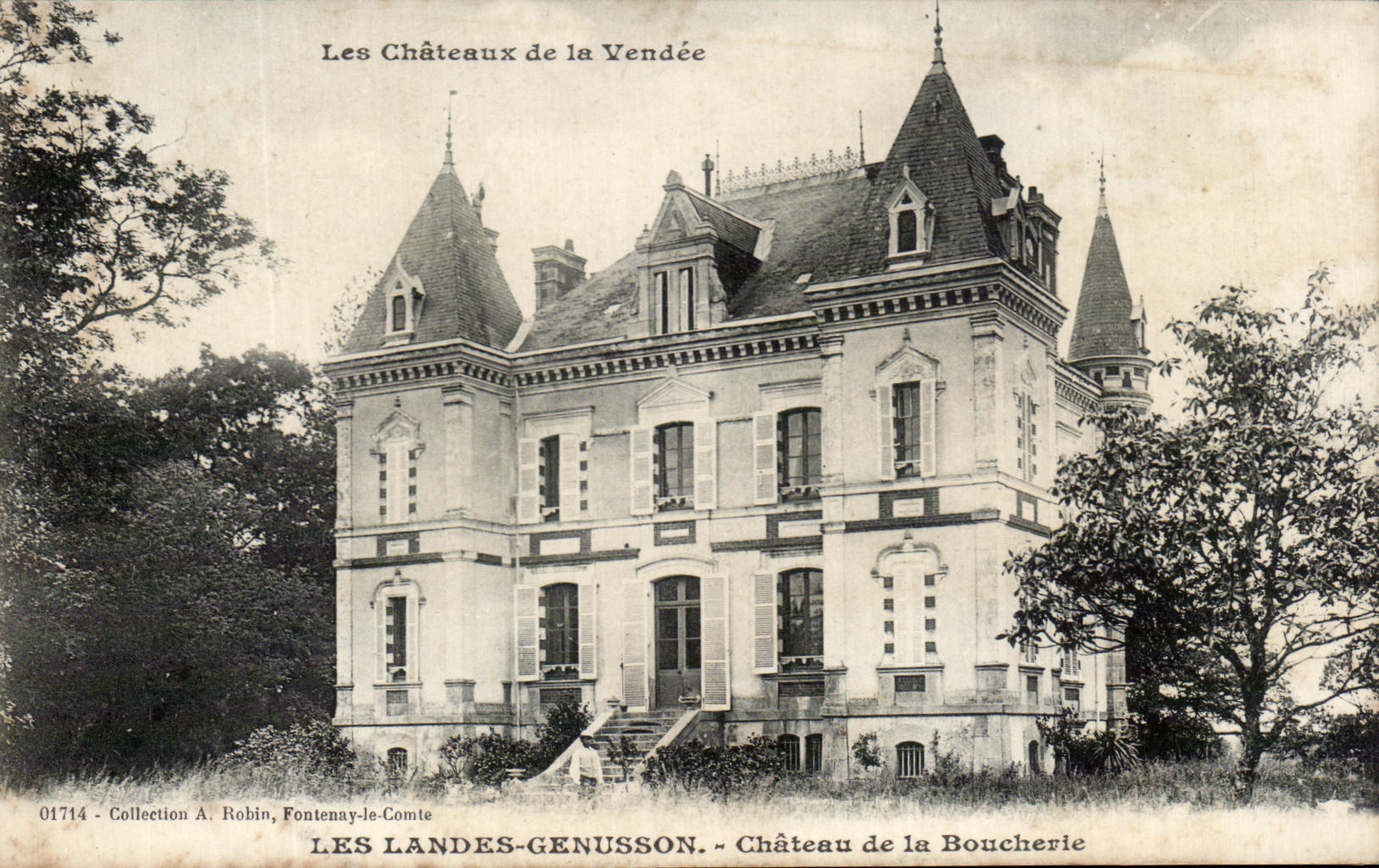 CPA Vendee Les landes Genusson Chateau de la Boucherie