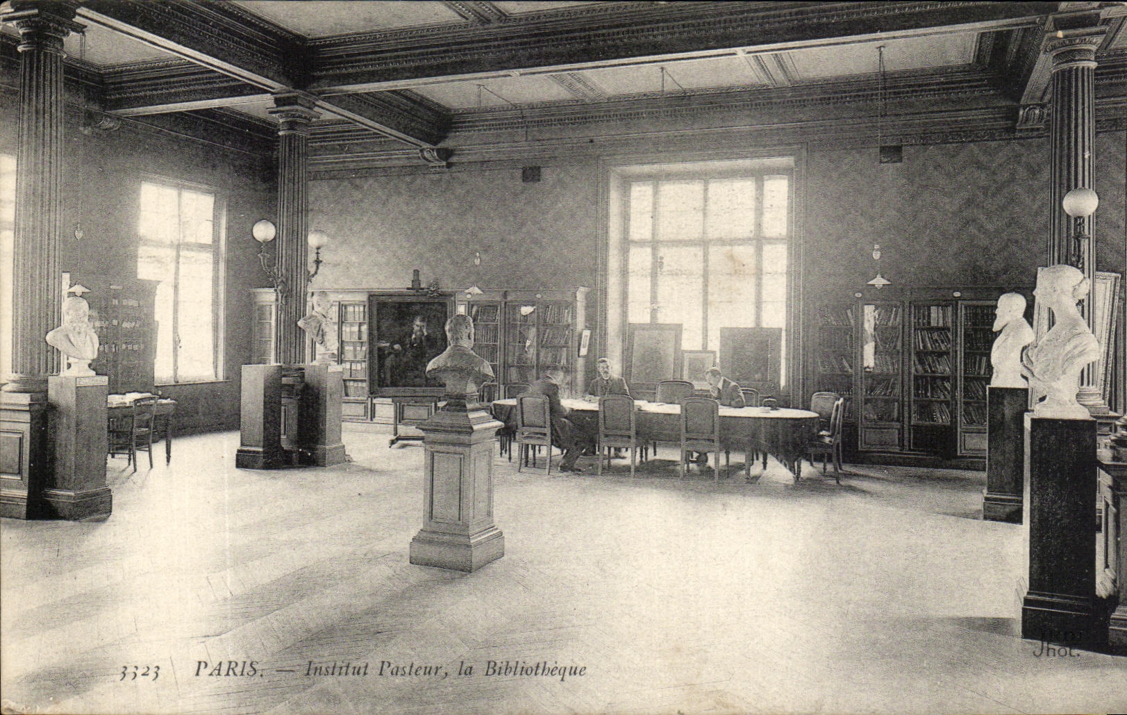 CPA Paris Insitut Pasteur la Bibliotheque