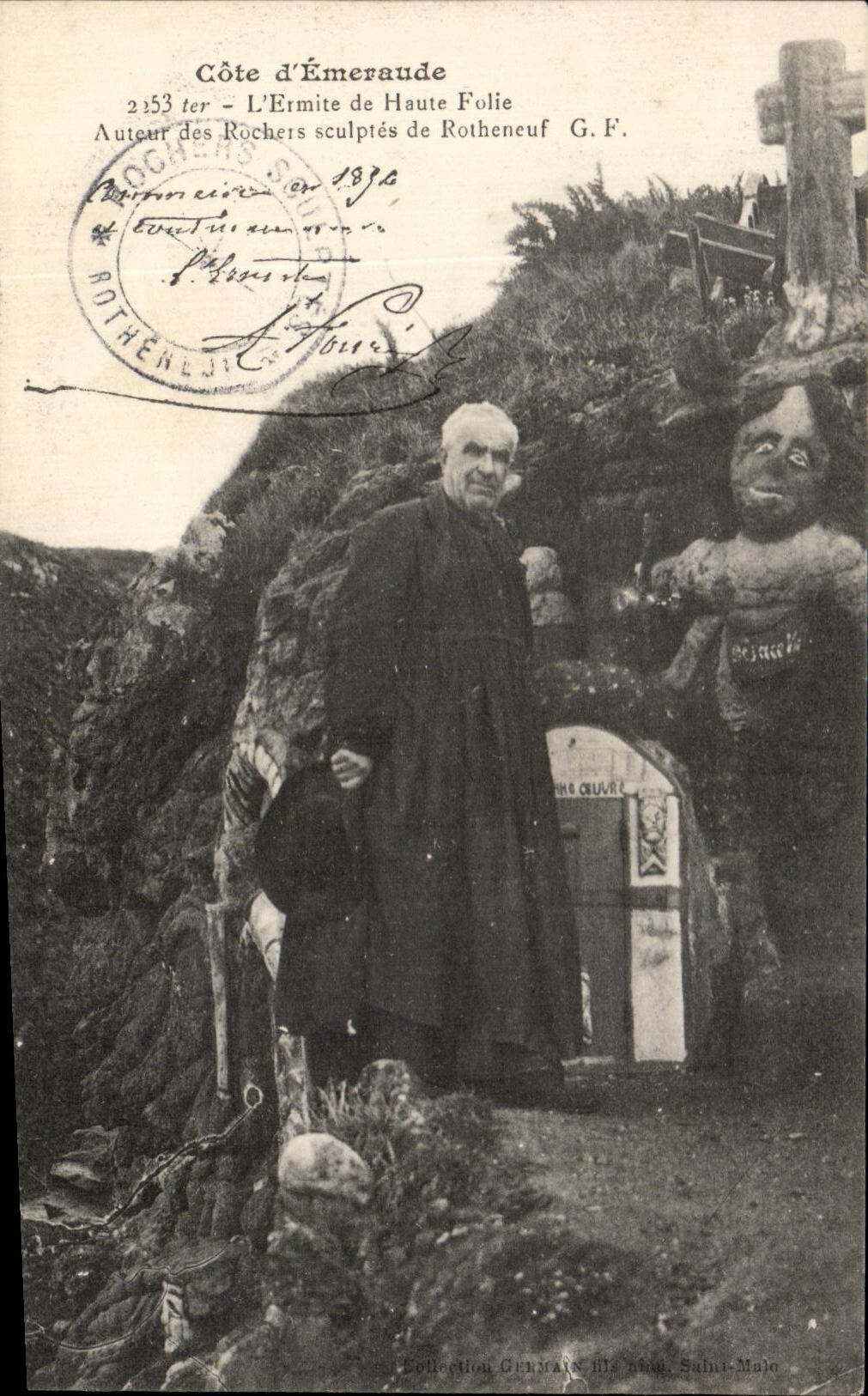 CPA dimensiona la esmeralda el ermitano del alto autor de Fulie de las rocas