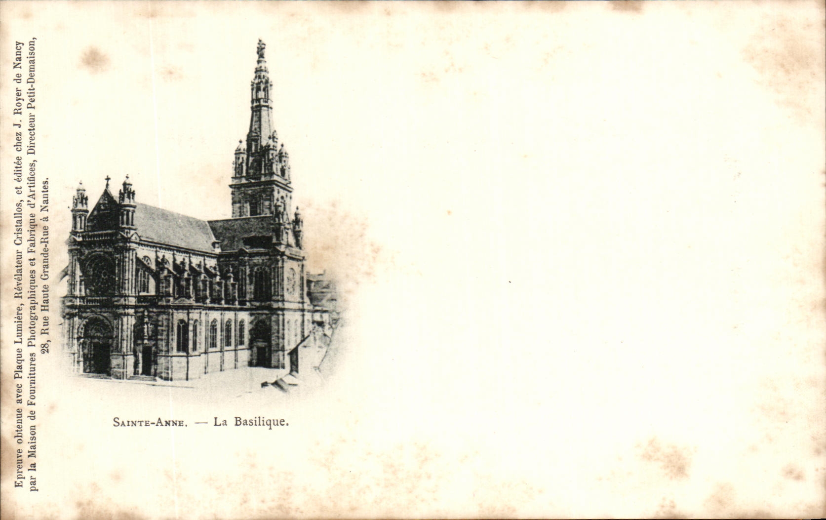 CPA Sainte Anne the Basilica