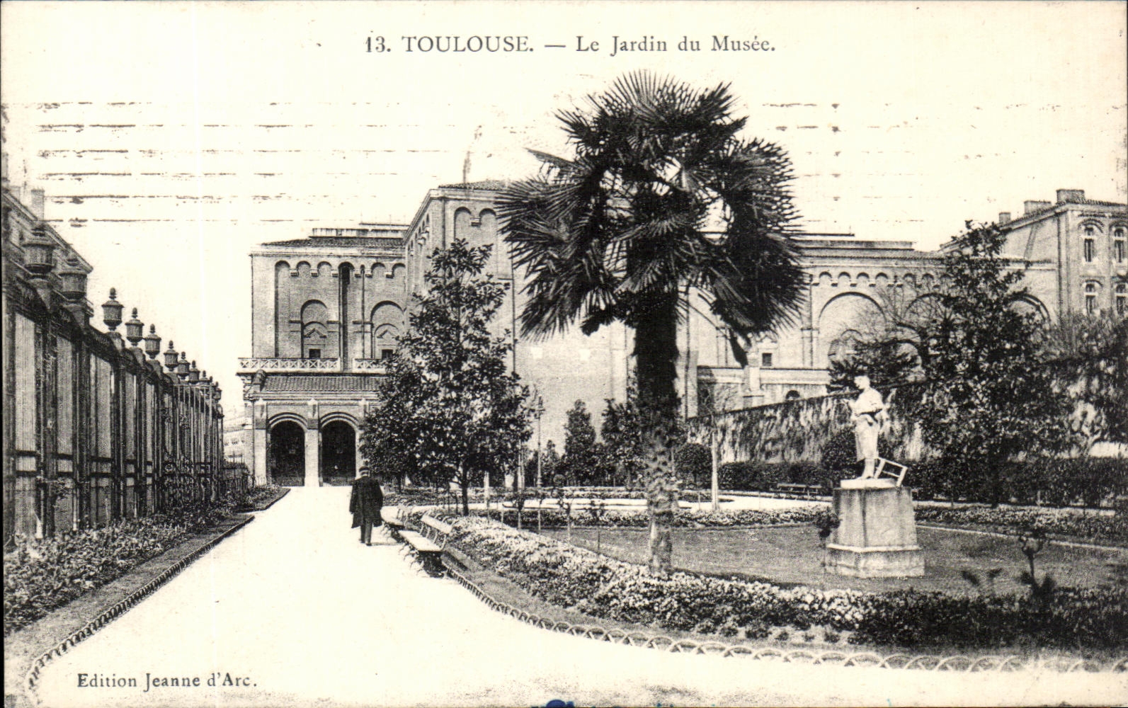 CPA Toulouse el jardin del museo