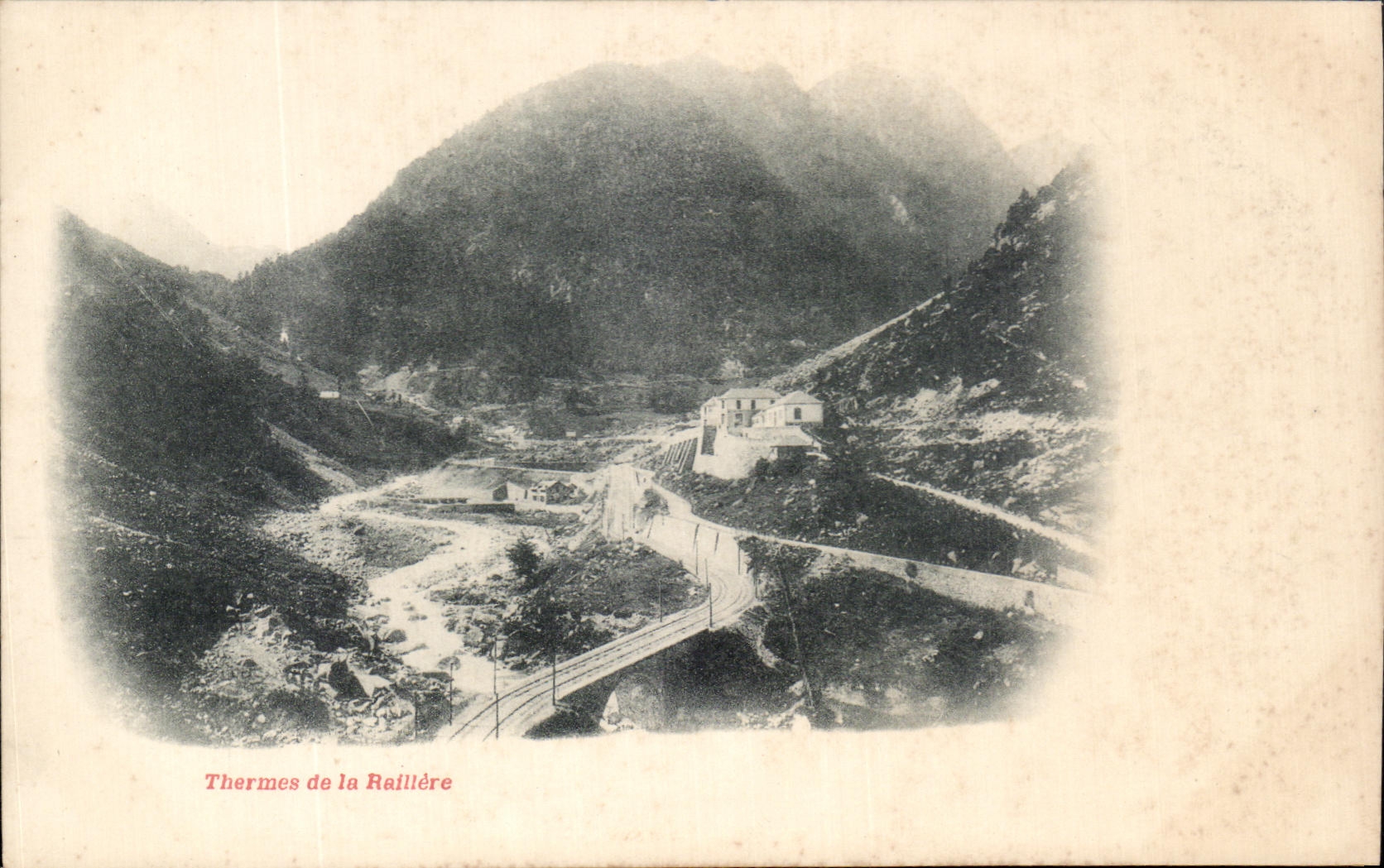 CPA Thermal baths Of Raillere