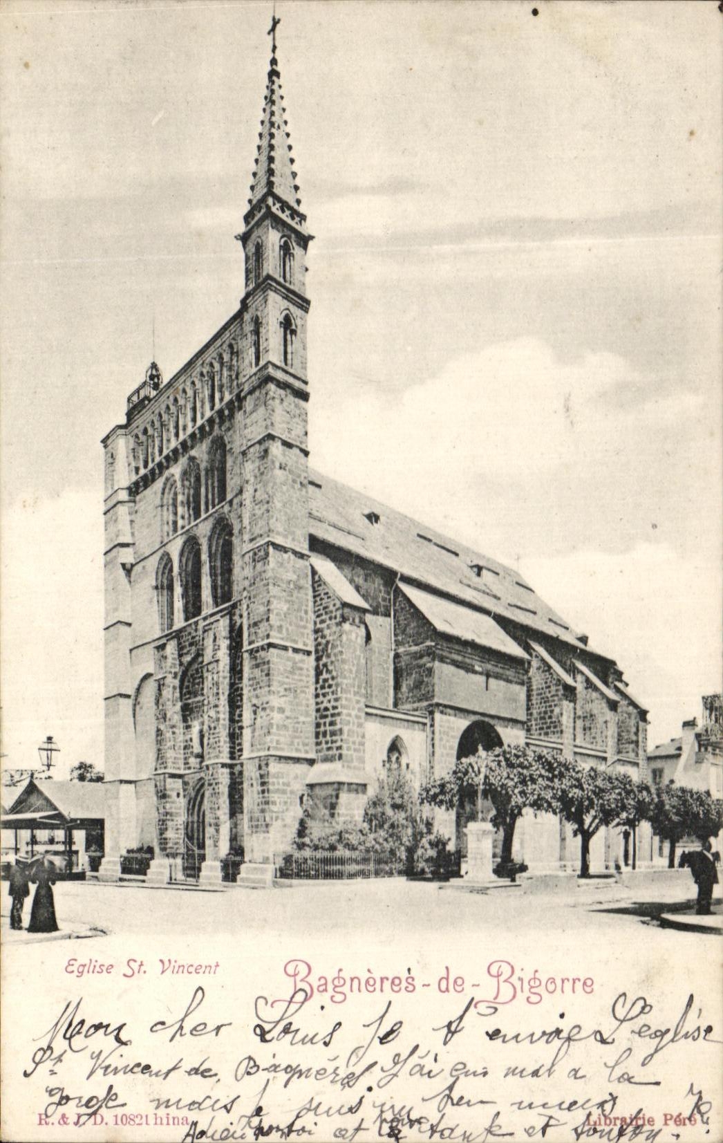 CPA Bagneres De Bigorre Church St Vincent