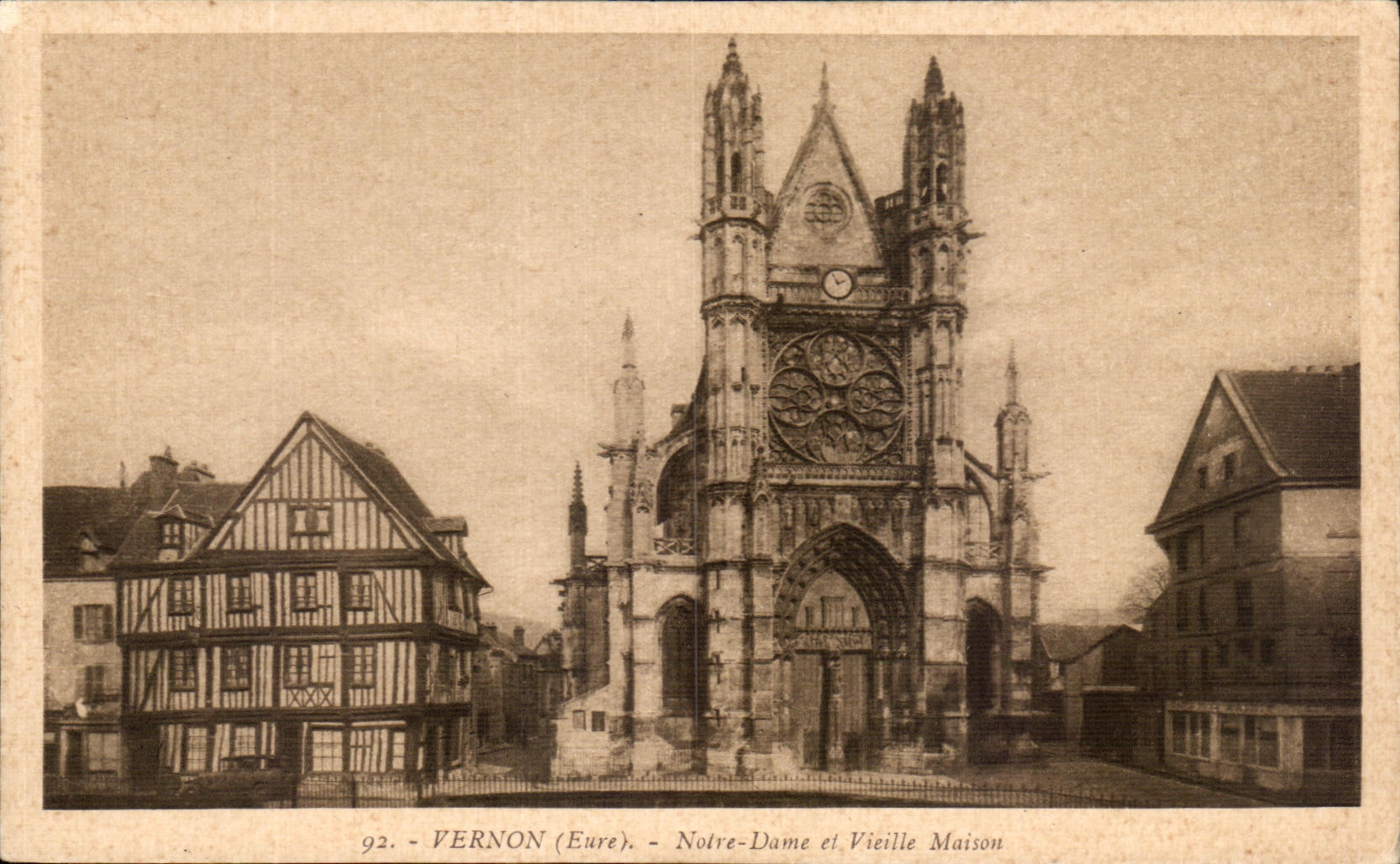 CPA Vernon Notre Dame and Vieille House