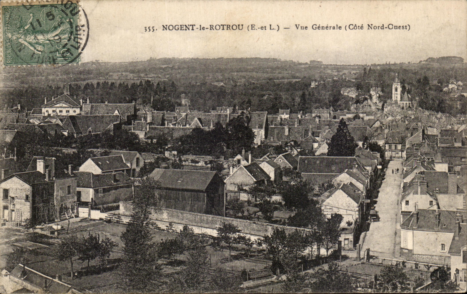 CPA Nogent le Rotrou Vue Generale