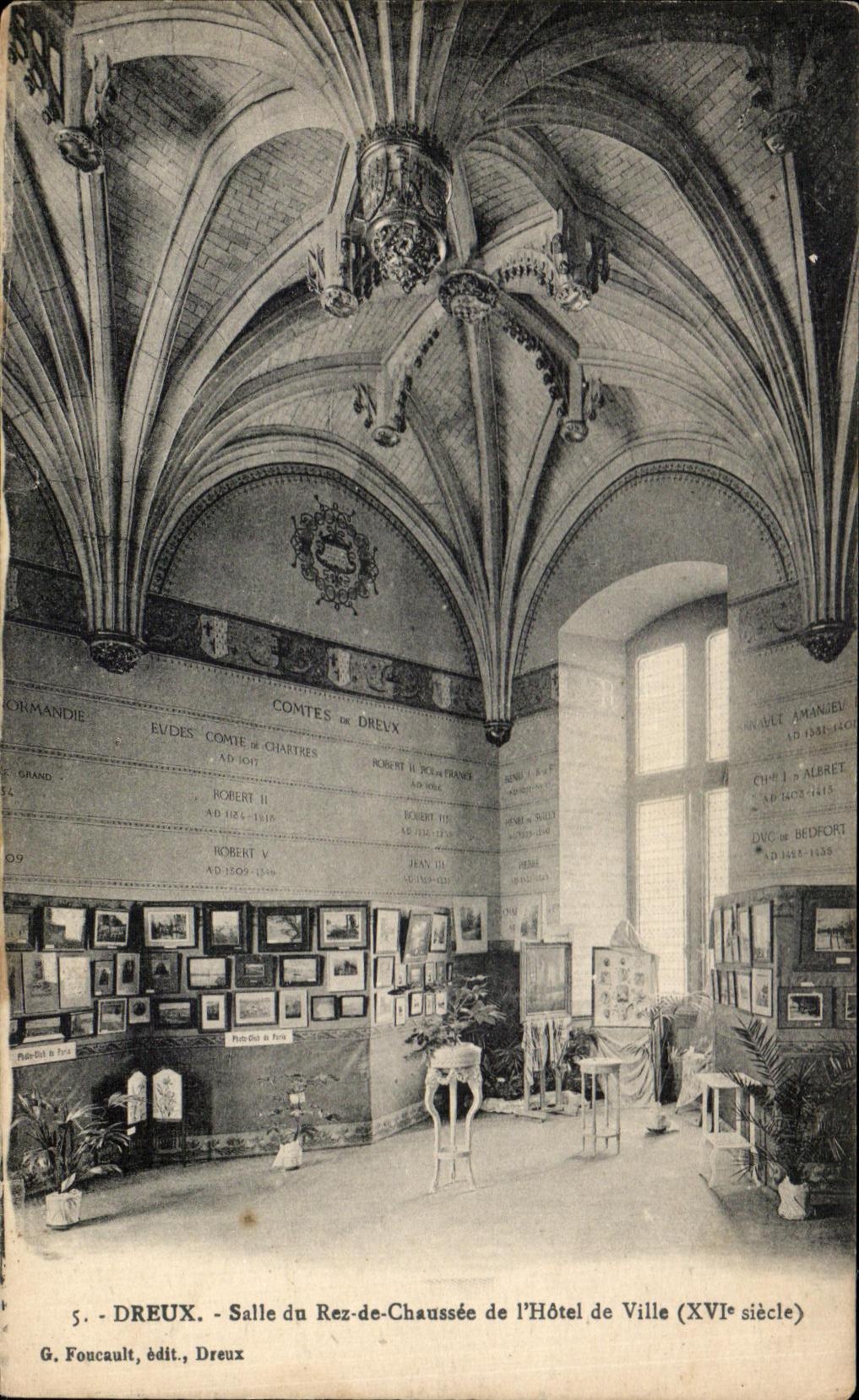 CPA Dreux Room de Rez de Chaussee del ayuntamiento de I