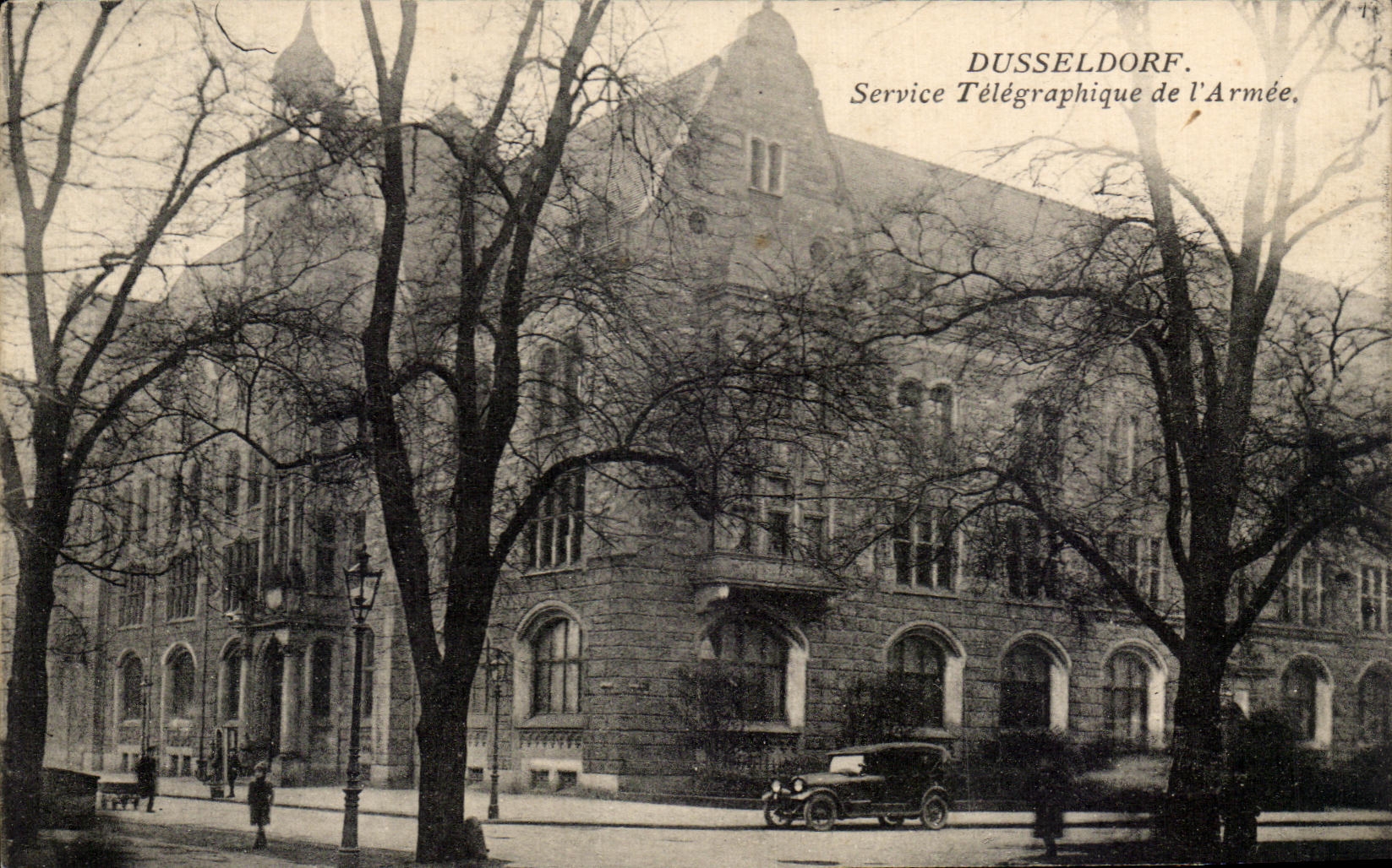 CPA Dusseldore Service Telegraphique De l'Armee Militaria