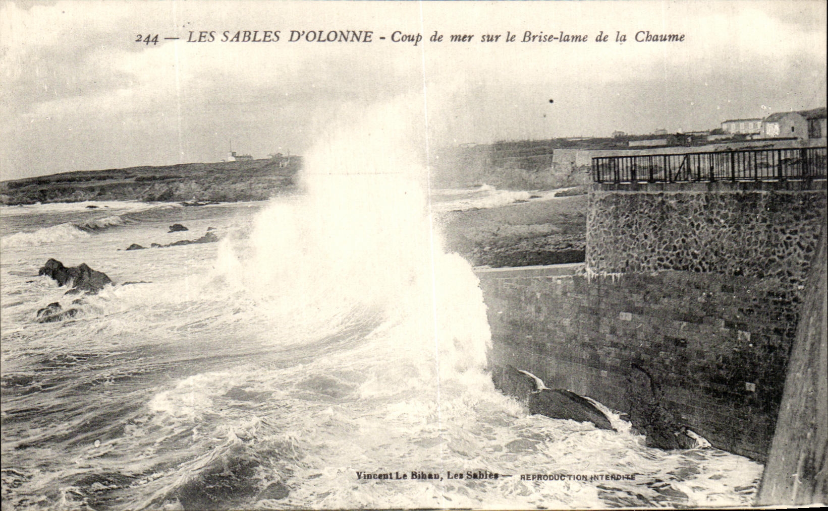 Inflamacion pesada del d'Olonne de los Sables de CPA en la lamina de la brisa de la paja