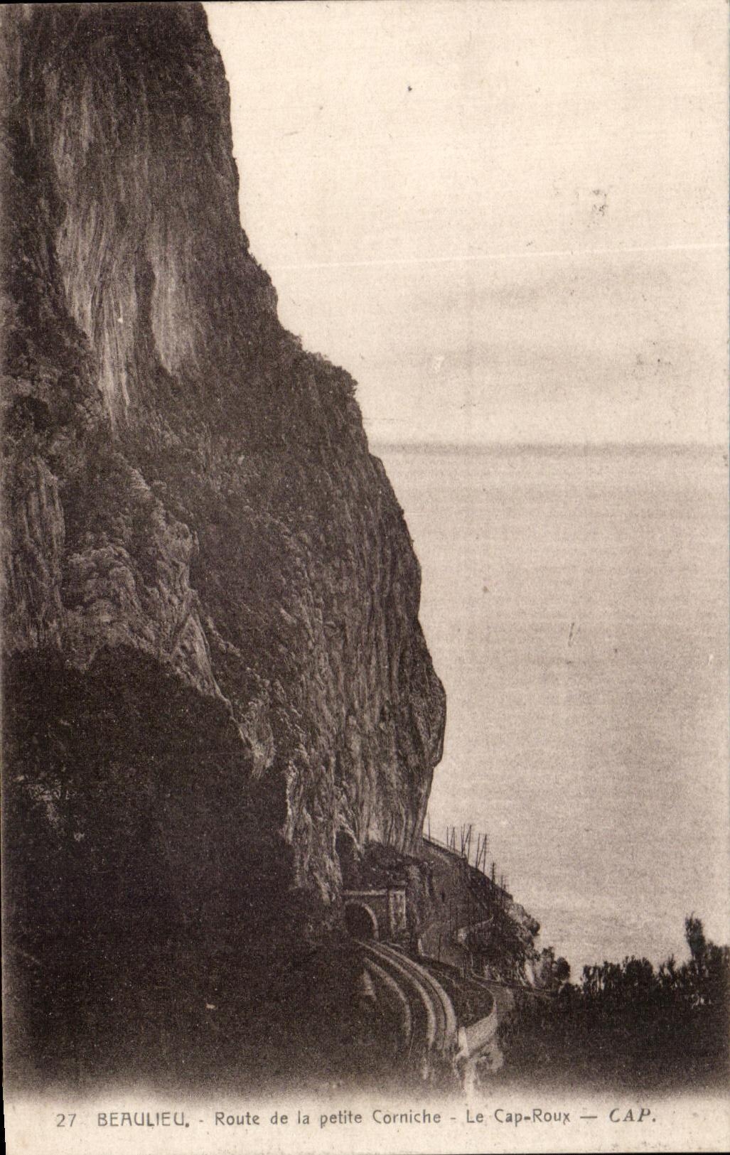 CPA Beaulieu Route de la petite Corniche Le Cap Roux
