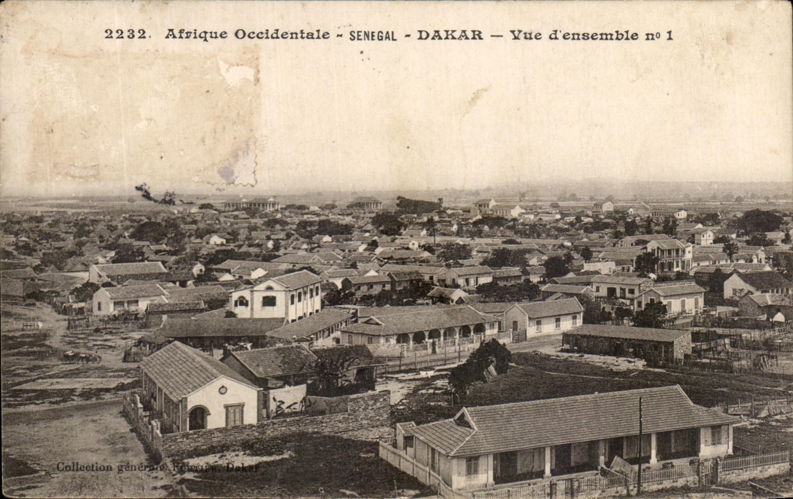 CPA Western Africa Senegal Dakar Seen densemble