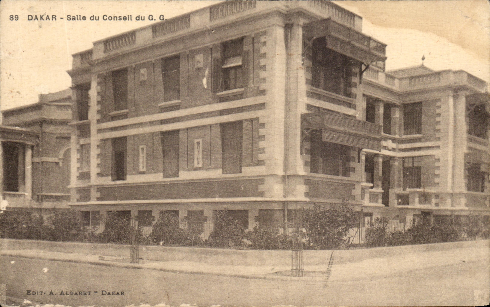 CPA Dakar Room of the Council of