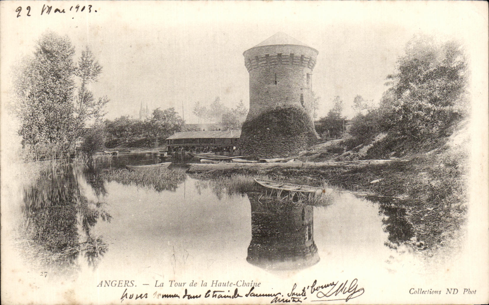 CPA Angers La Tour De La Haute Chaine