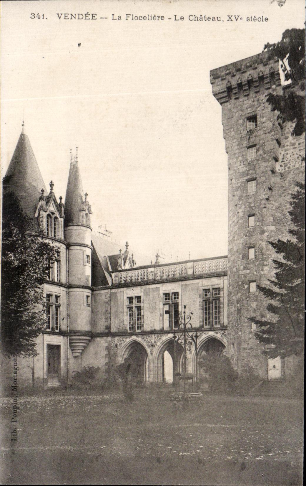 CPA Vendee La Floceliere le chateau