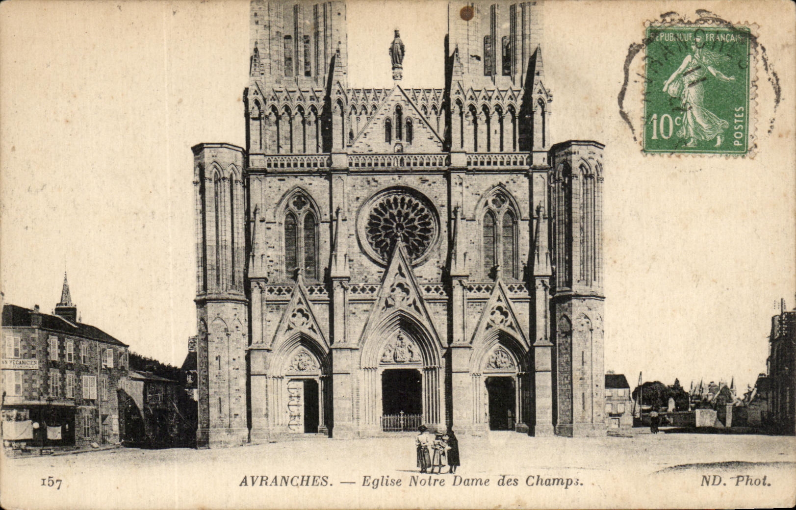 CPA Avranches Notre Dame Church de los campos