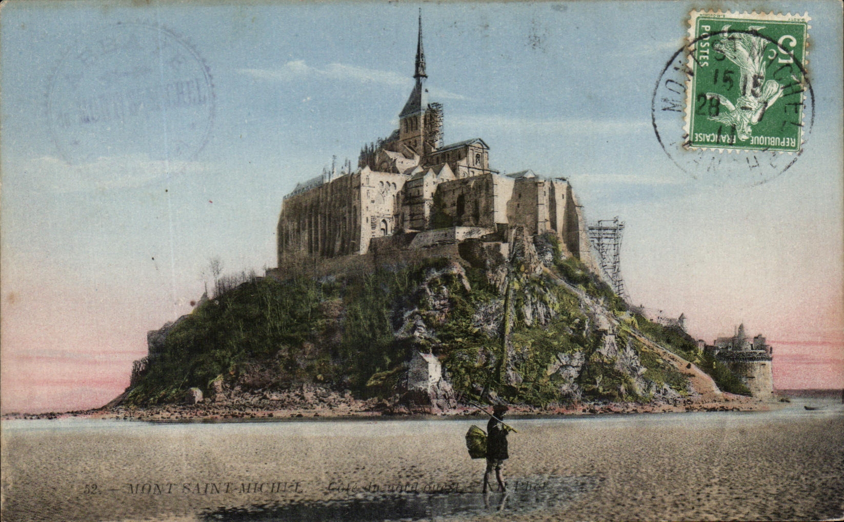 CPA Le Mont Saint Michel Pecheur