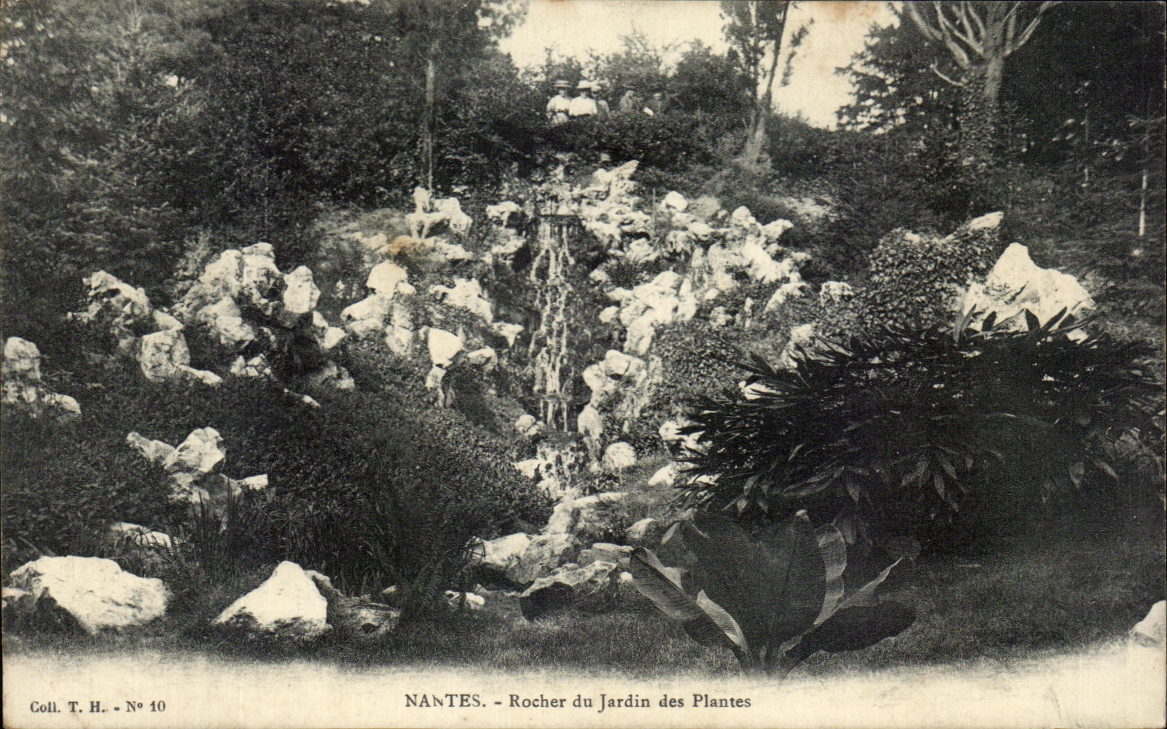 CPA Nantes Rock of the Botanical garden