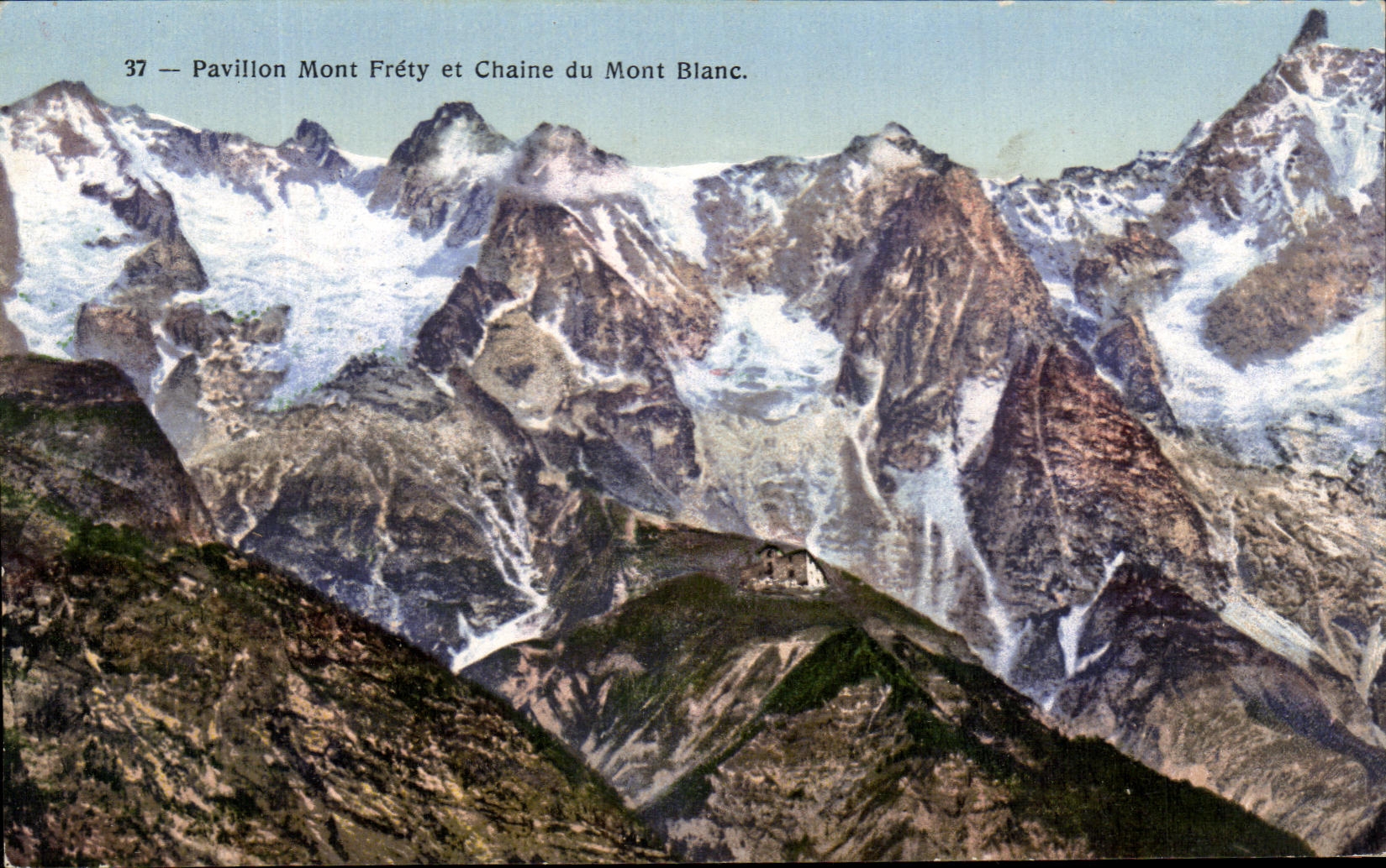 CPA Pavillon Mont Frety et Chaine du Mont Blanc