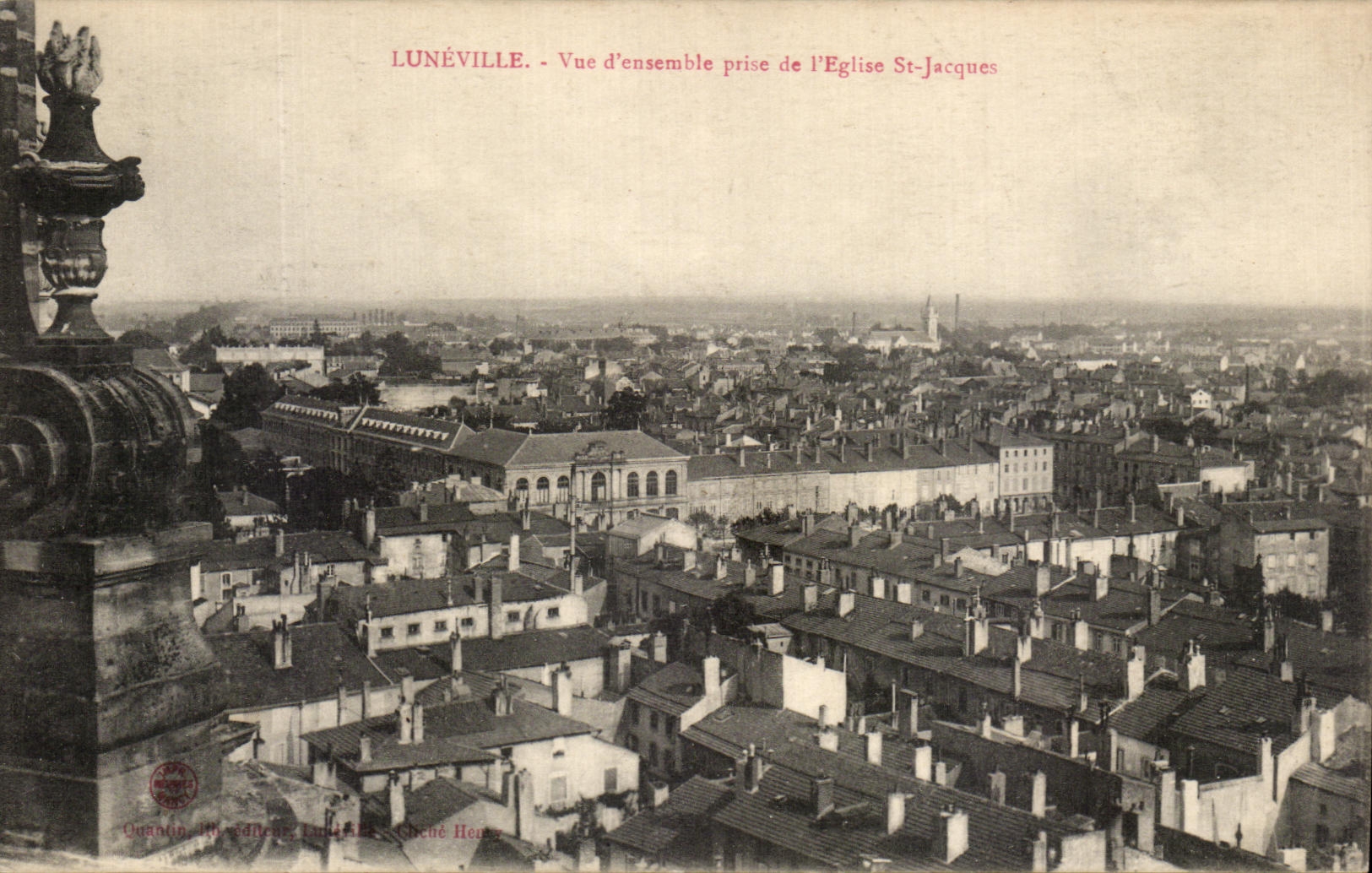 CPA Luneville Overall picture catch of I' Eglise St Jacques