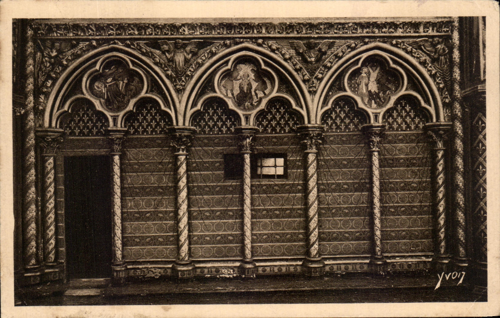 CPA Paris En Flanant Interieur De La Ste Chapelle Oratoire De Louis XI