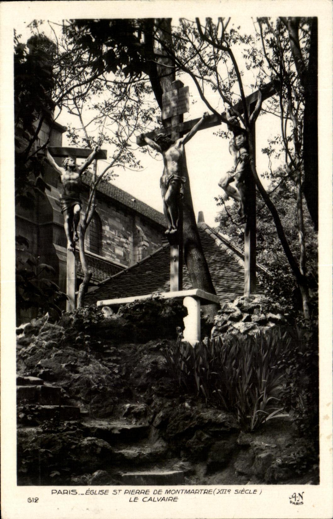 CPA Paris Church St Pierre De Montmartre the Martyrdom
