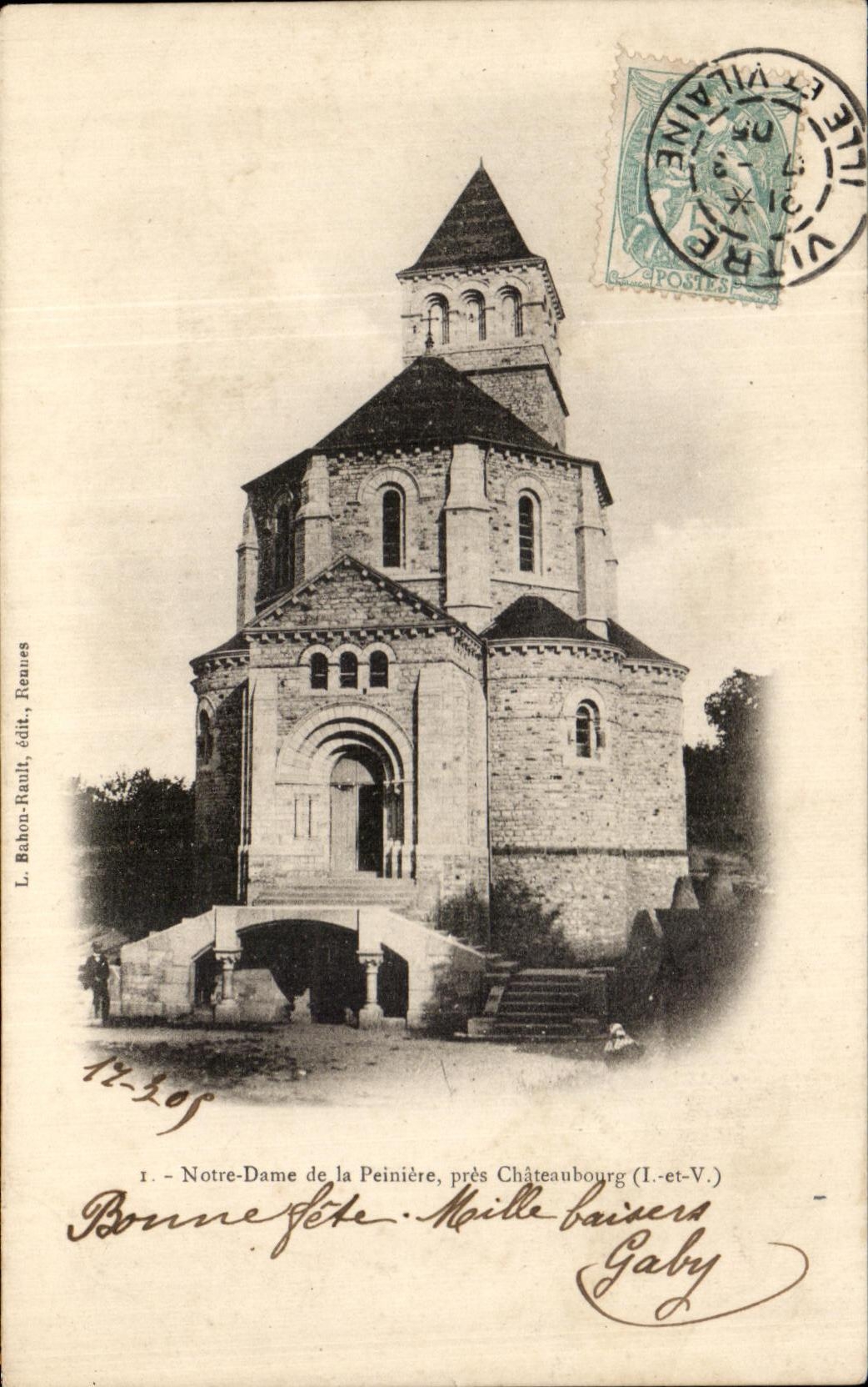 CPA Notre Dame de Peiniere Chateaubourg cercano