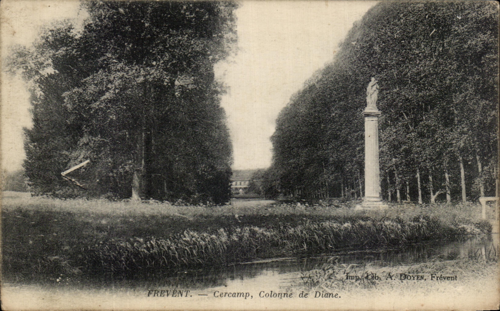 CPA Frevent Cercamp Colonne de Diane
