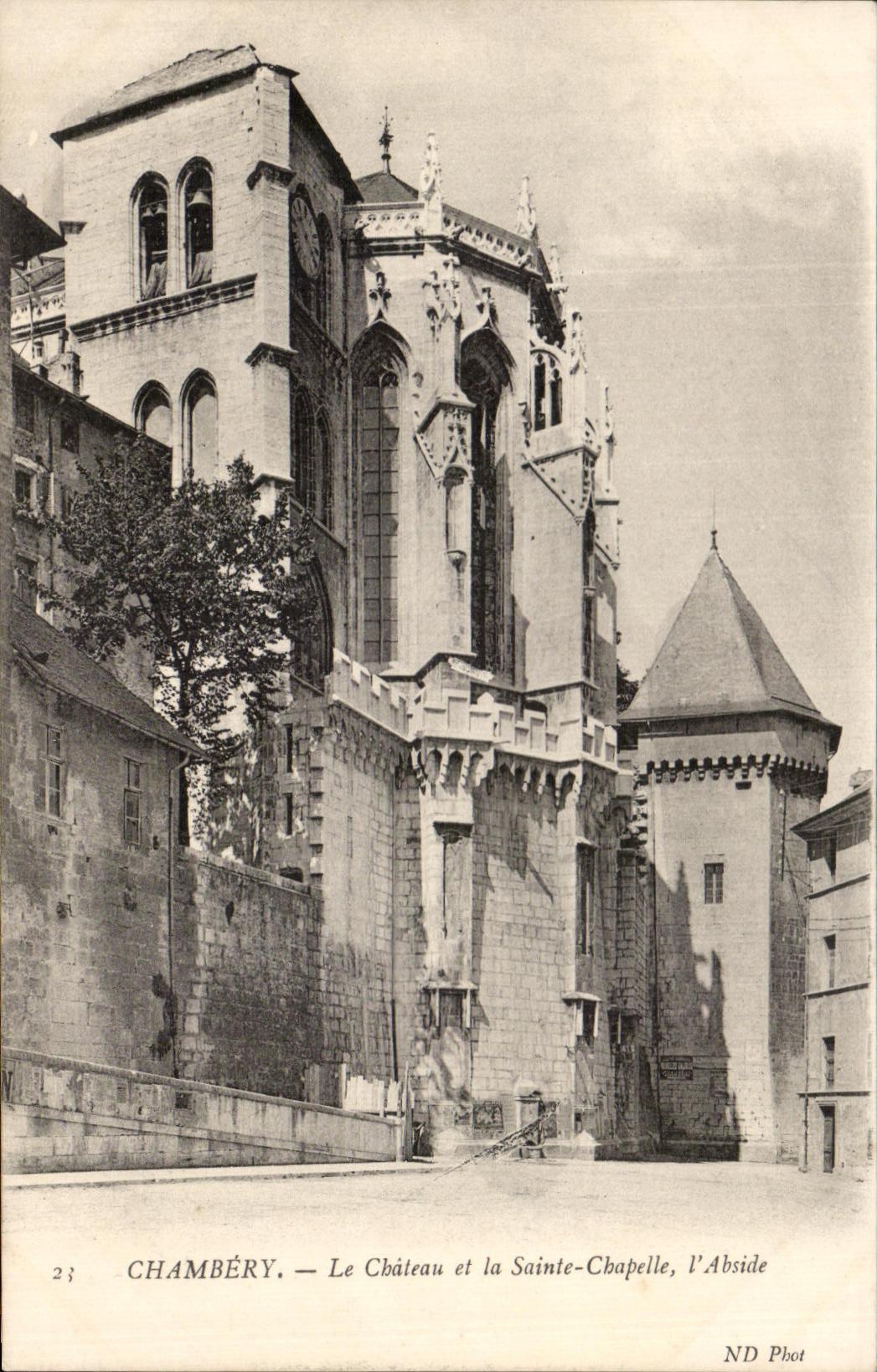 CPA Chambery La Chateau et la Sainte Chapelle l'Abside