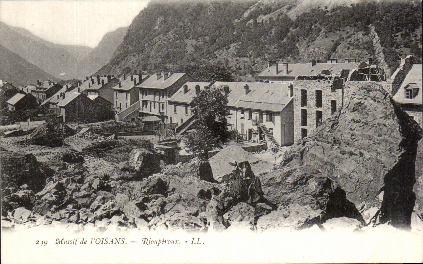 CPA Mountain of Oisans Riouperoux