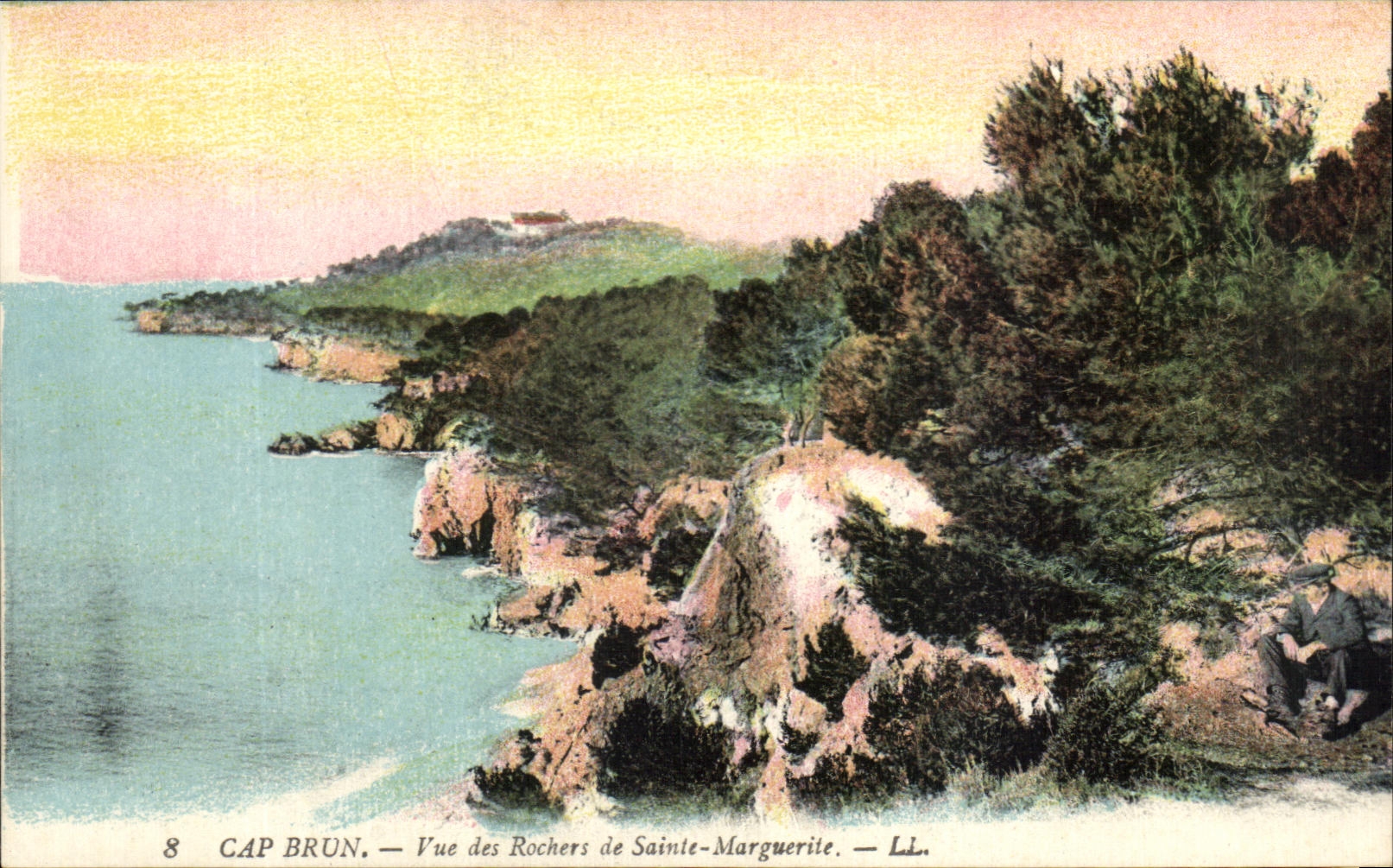 CPA Cap Brun Vue des Rochers de Sainte Marguerite