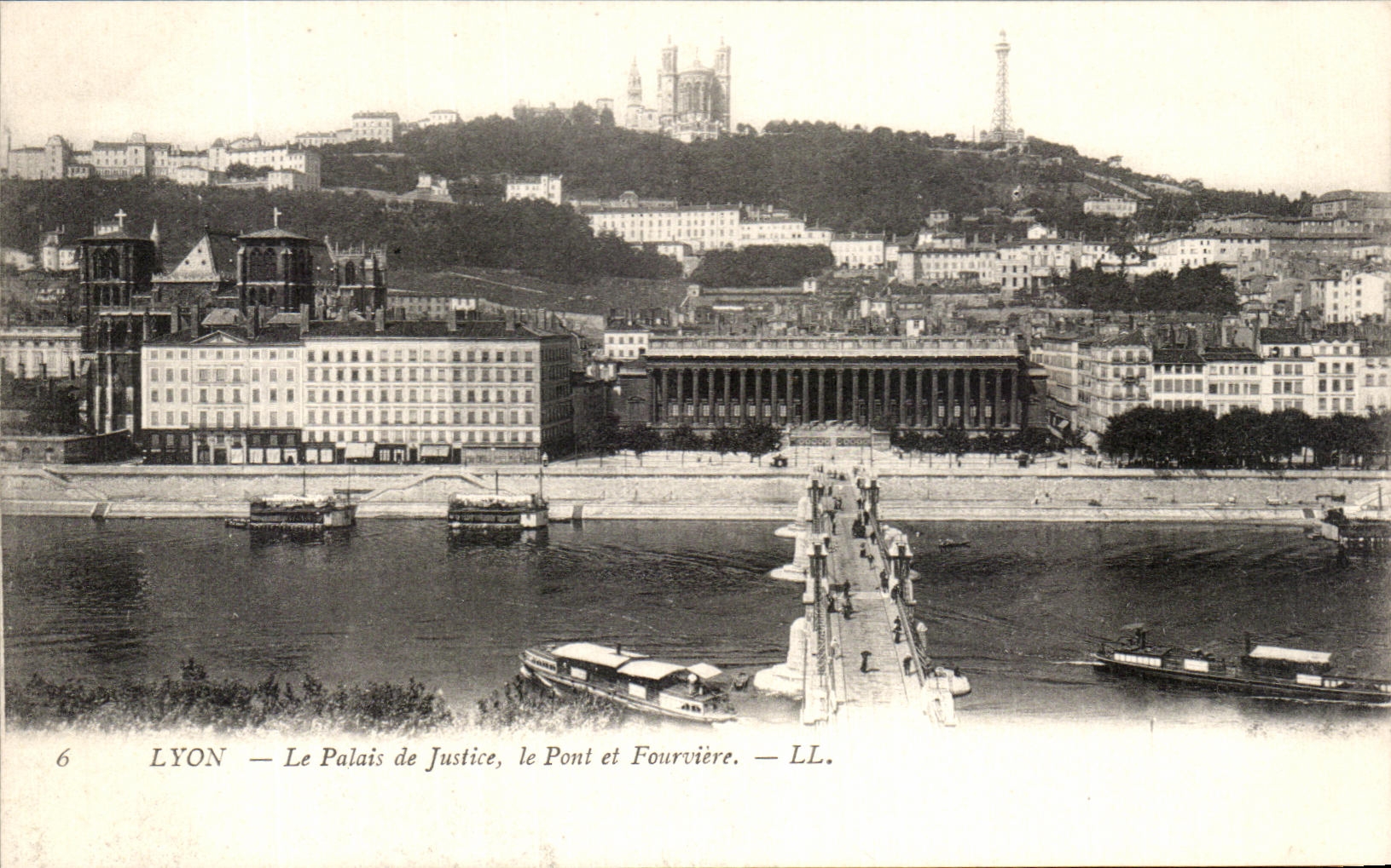 CPA Lyon Law courts the Bridge and Fourviere