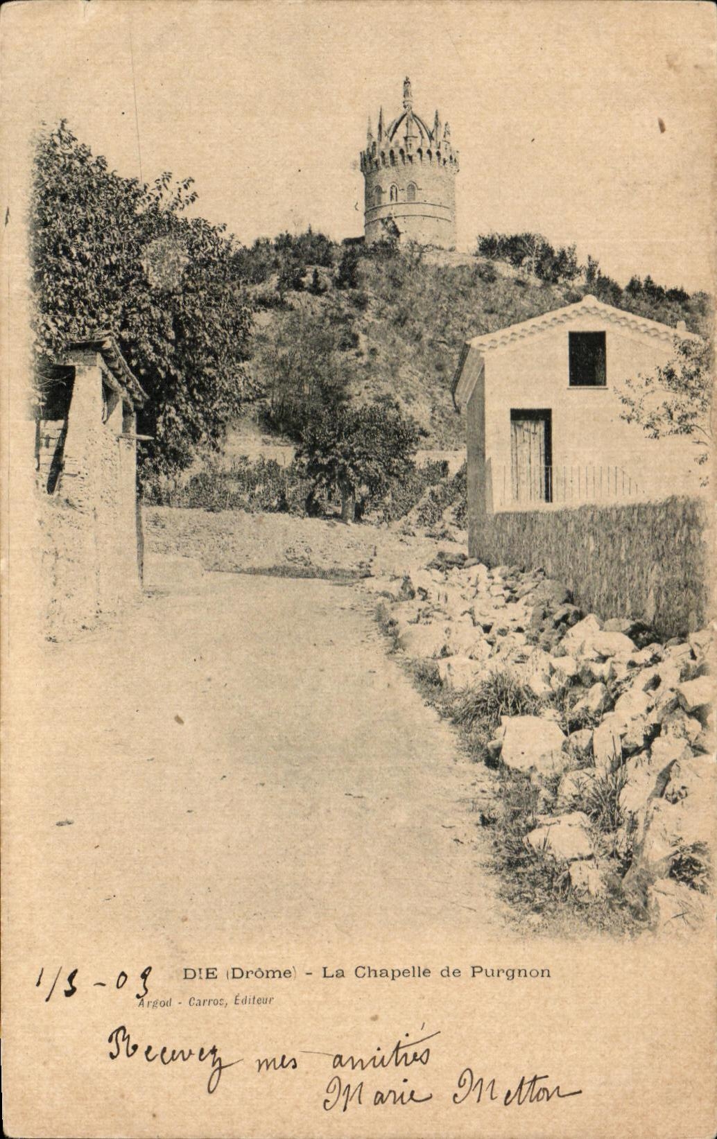 CPA Die La Chapelle de Purgnon 