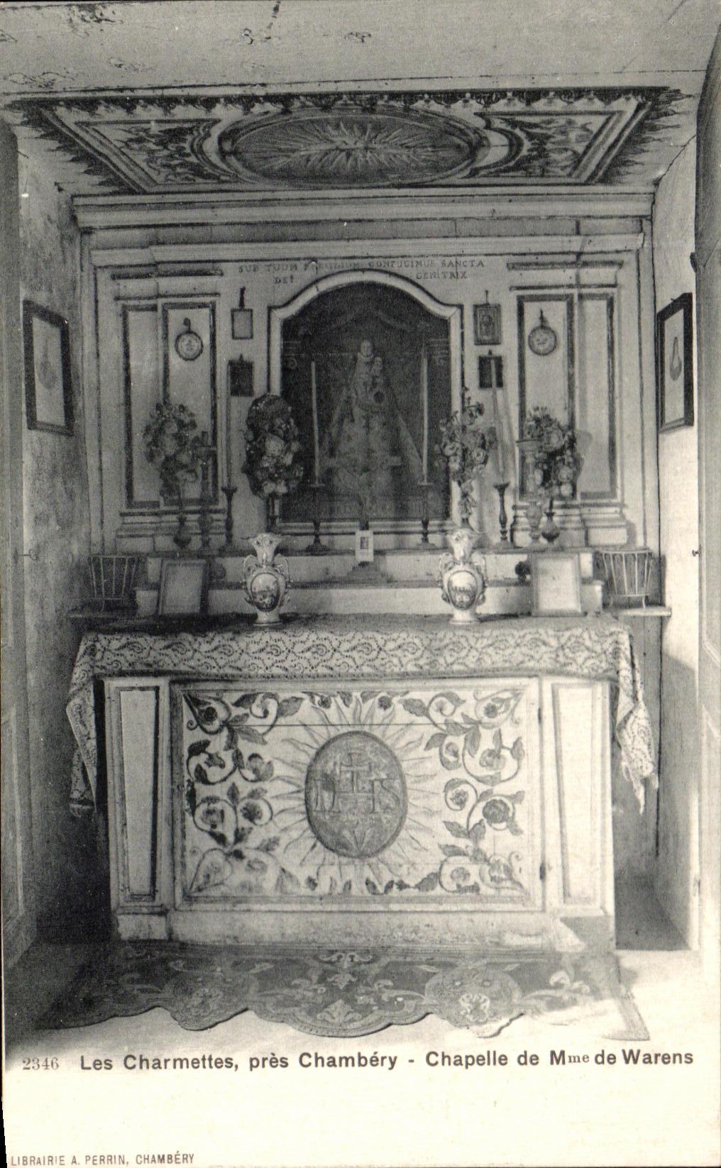 CPA Les Charmettes pres Chambery Chapelle de Mme de Warens 
